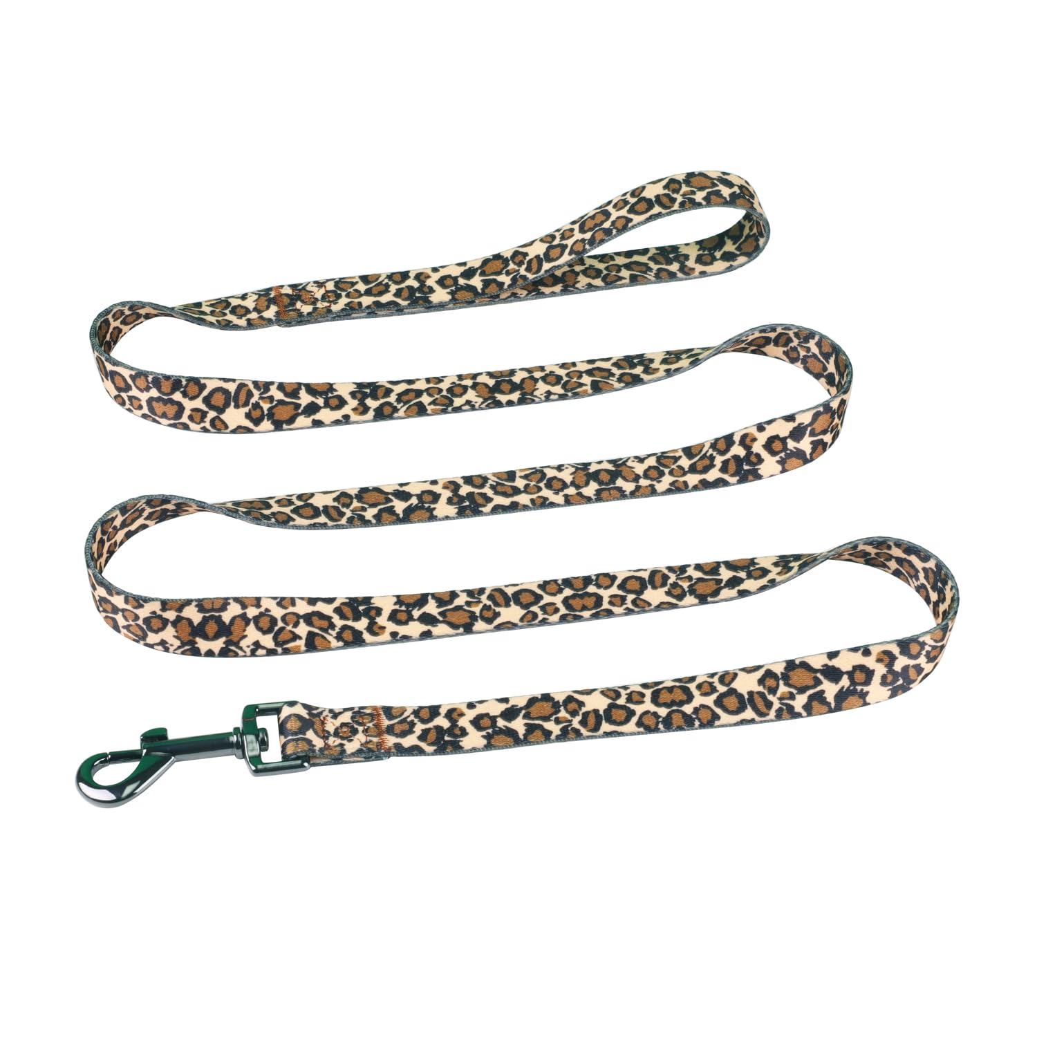 Olahibi Harness And Leash Set, Leopard Pattern, 5Ft Matching Leash, No Pull, Easy Wear For Small Dogs.(S, Brown Leopard)