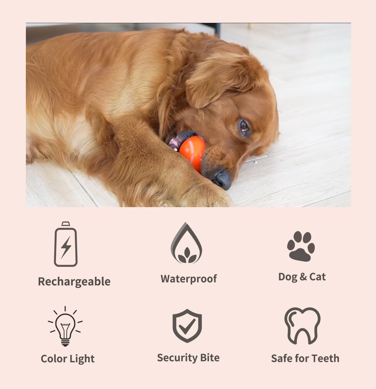Morhandisn Interactive Dog Toys Dog Ball - 2025 Newly Upgraded Durable Motion Activated Automatic Moving, Bouncing, And Rotating