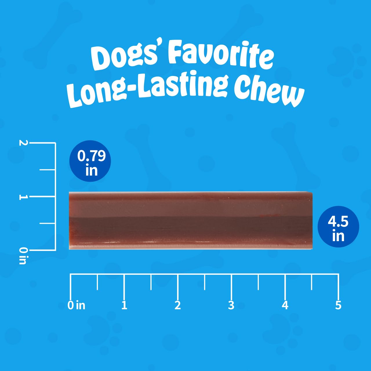 N-Bone Mega-Bone Dog Chews, Long-Lasting Mac n' Cheese Flavor, 16.8oz (6 Count)