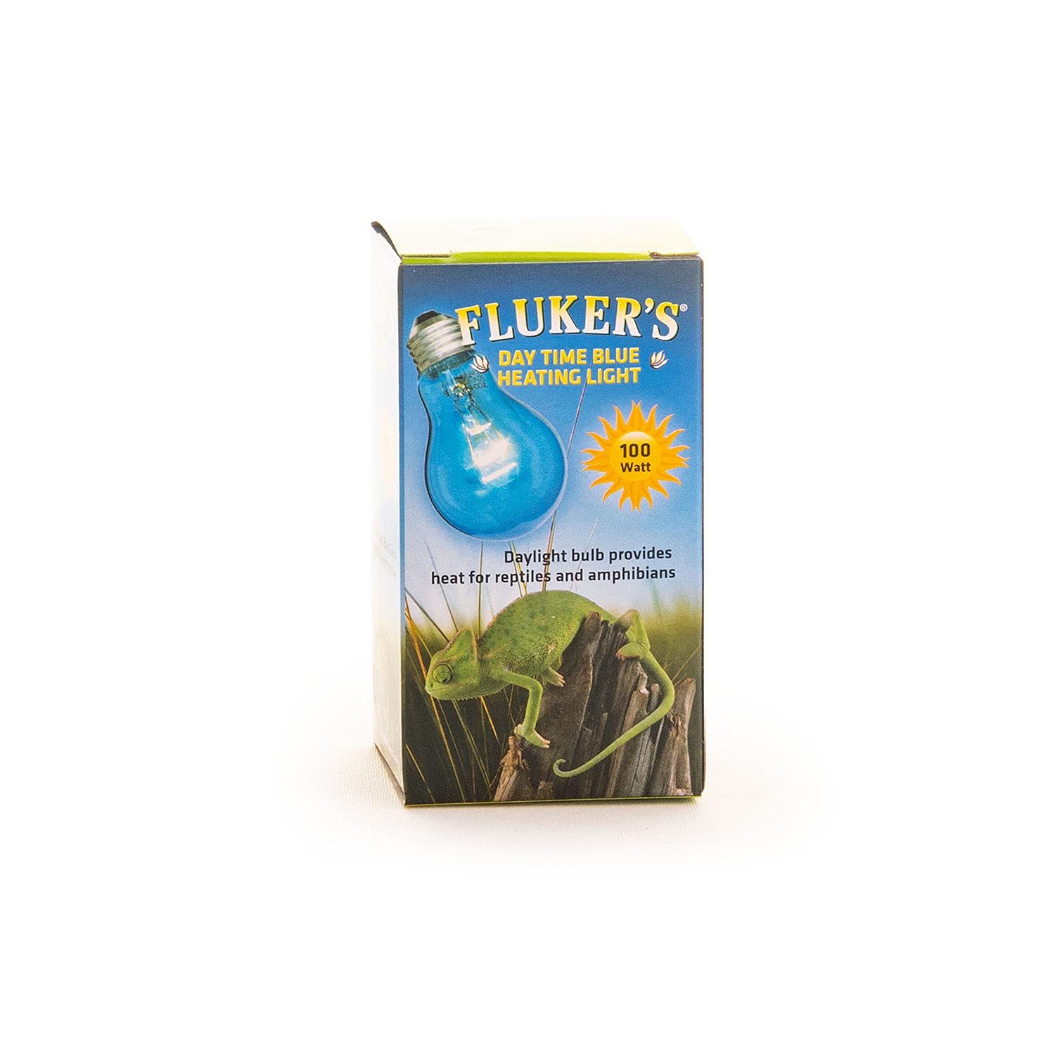 Fluker'S Reptile Incandescent Blue Daylight Bulb For Reptiles And Amphibians, 100 Watt