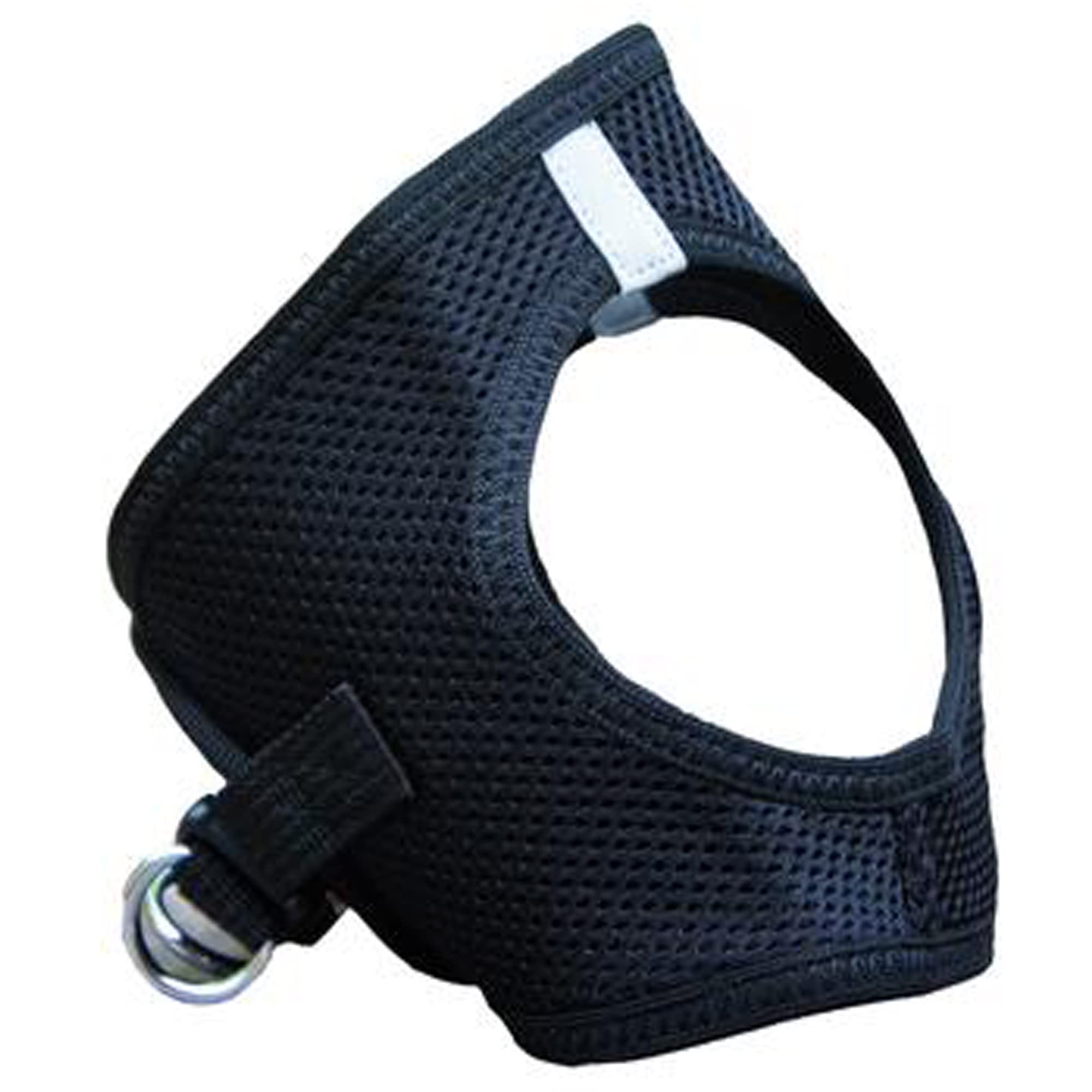 Doggie Design Amercan River Ultra Choke-Free Harness (Black, Small (Chest 13'-16' Weight 6-11 Lbs))