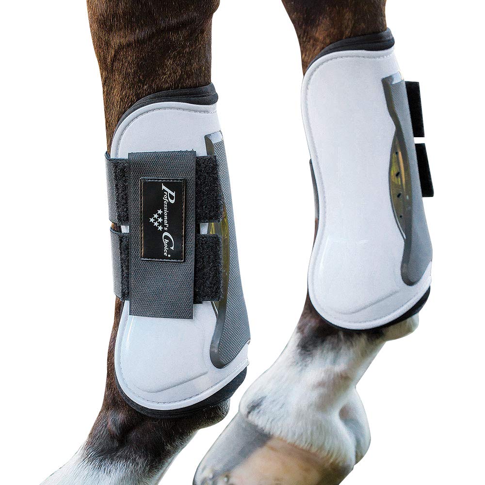 Professional'S Choice Pro Performance Show Jump Boots | Front Pair | White | Universal Size