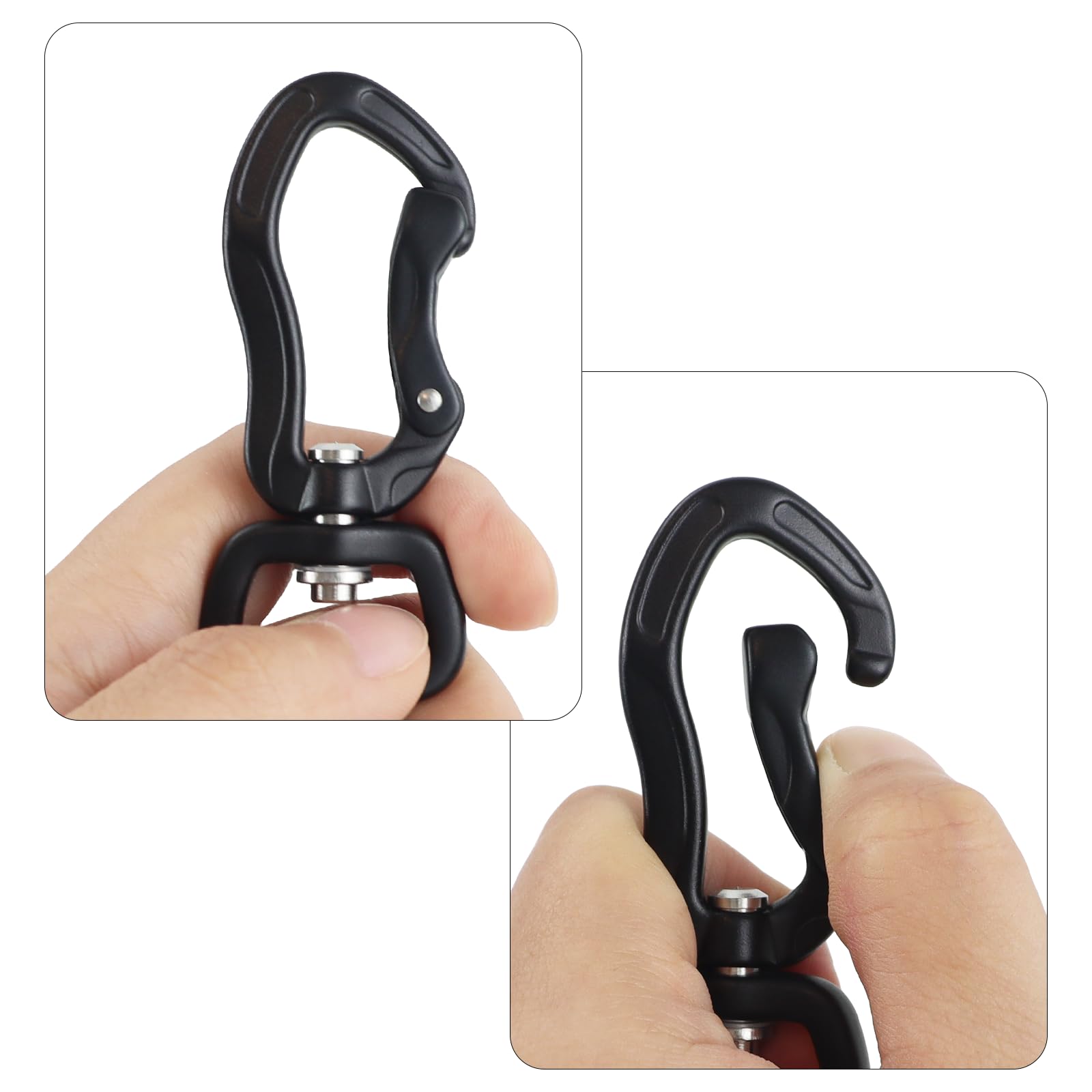 Wolfone Waterproof Dog Leash Carabiner Leash For Dogs Soft Handle Easy Care 5Ft*15Mm*2.0Mm Brown