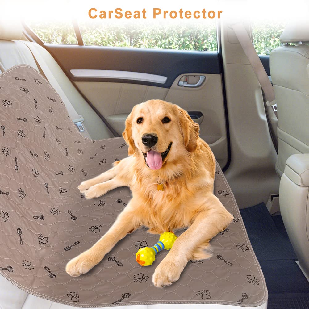 Peepeego 2Pack Pee Pads For Dogs Reusable+Free Dog Comb, Waterproof Rug 36   X48, Absorbent Puppy Pads Washable, Non Slip Protec