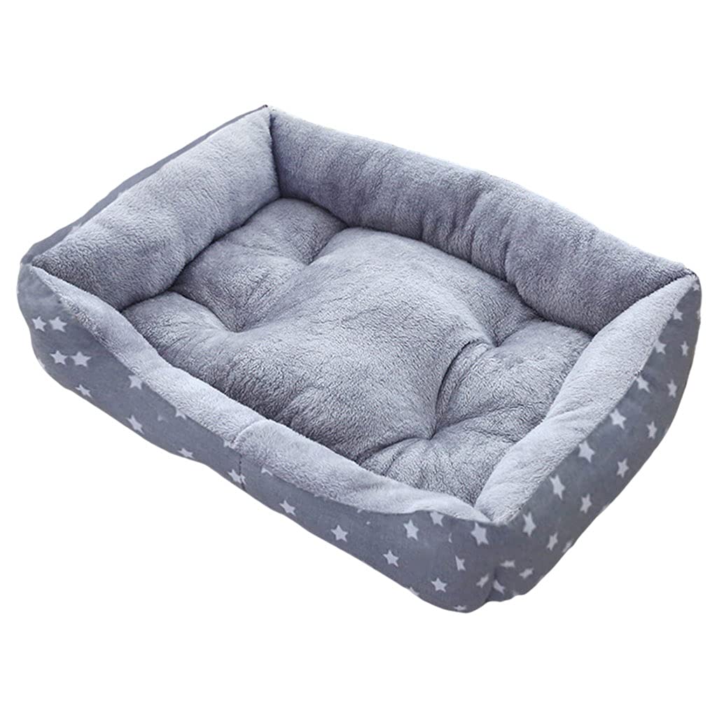 CALANDIS Dog Bed Pet Bed Warm Comfortable Bed Nest House for Cat Dog Grey Star S | Beds | Dog Supplies