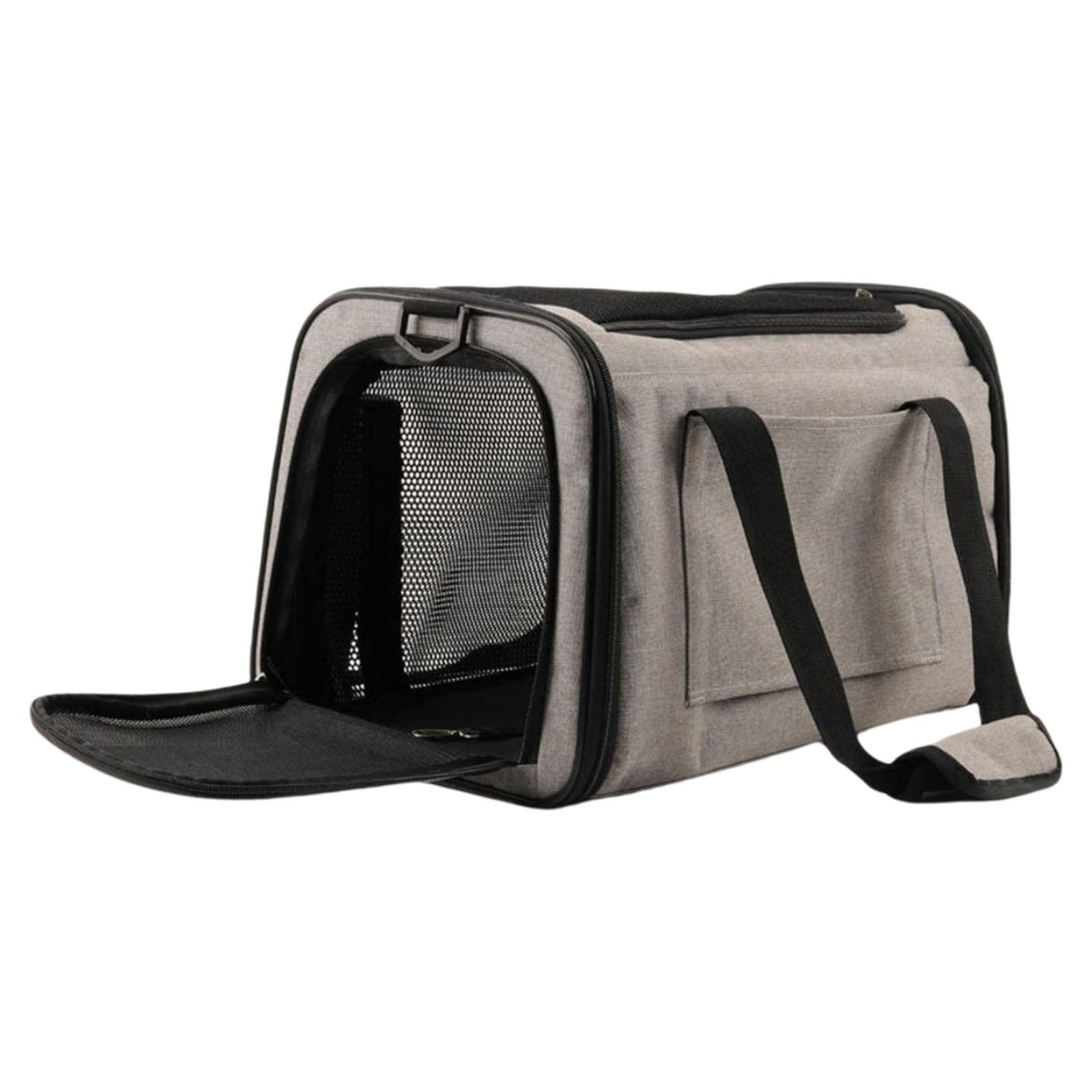 ATORSE Foldable Portable Pets Carrier Travel Dog Cat Puppy Handbag Bag Grey S|Pet Supplies|Dog Supplies|Carriers & Totes