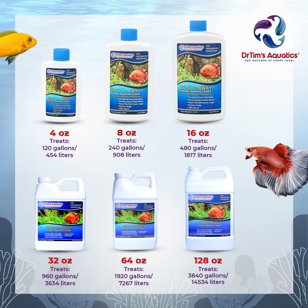 Dr. Tims Aquatics Waste-Away Freshwater 16 Oz