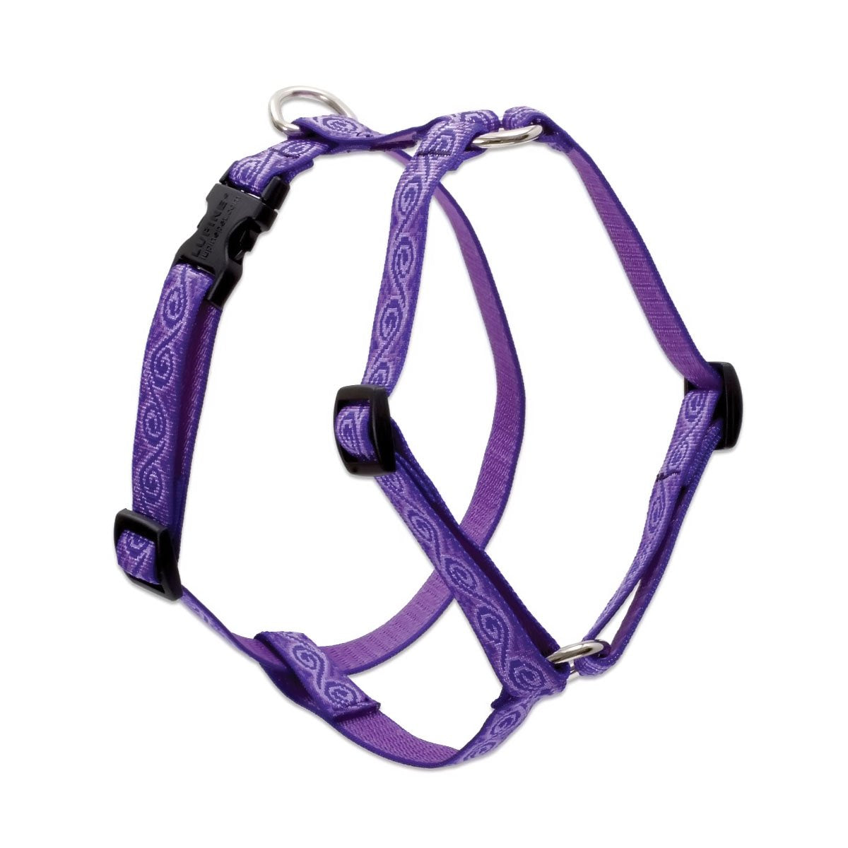 LupinePet Originals 3/4 Jelly Roll 14-24 Adjustable Roman Dog Harness for Medium Dogs