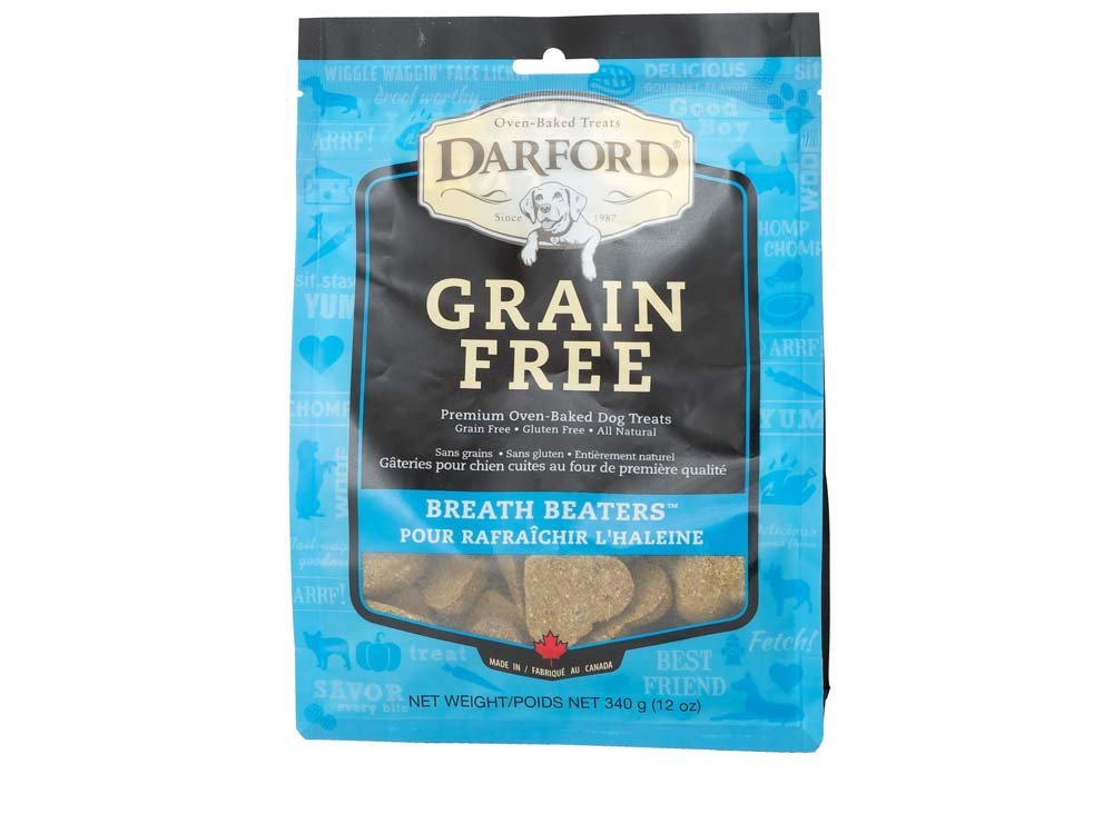 Grain Free Breath Beaters Dog Treats, 12oz