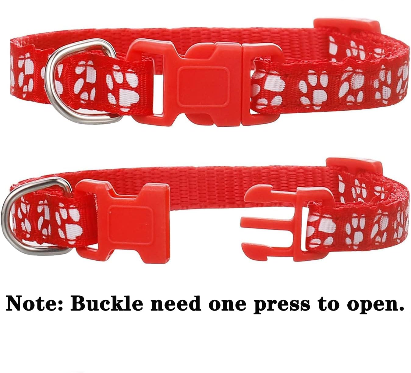 Chenkaiyang 12 Pack Puppy Collars For Litter, Adjustable Puppy Id Collars Soft Nylon Whelping Collars For Newborn Litter Puppy Pets