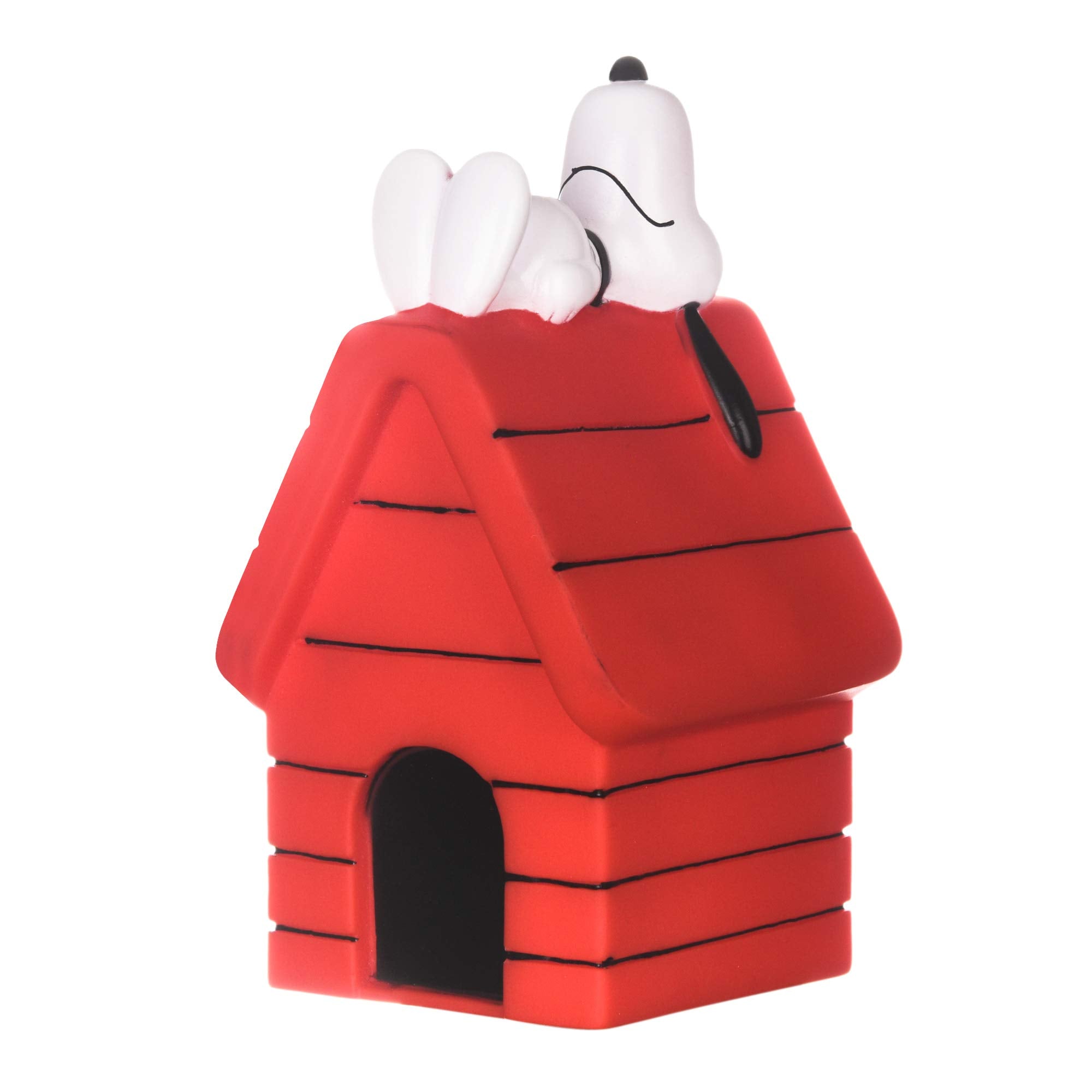 Peanuts for Pets Charlie Brown Snoopy on Dog House Vinyl Squeaker Dog Toy | Squeaky Dog Toy for All Dogs | Charlie Brown Plastic