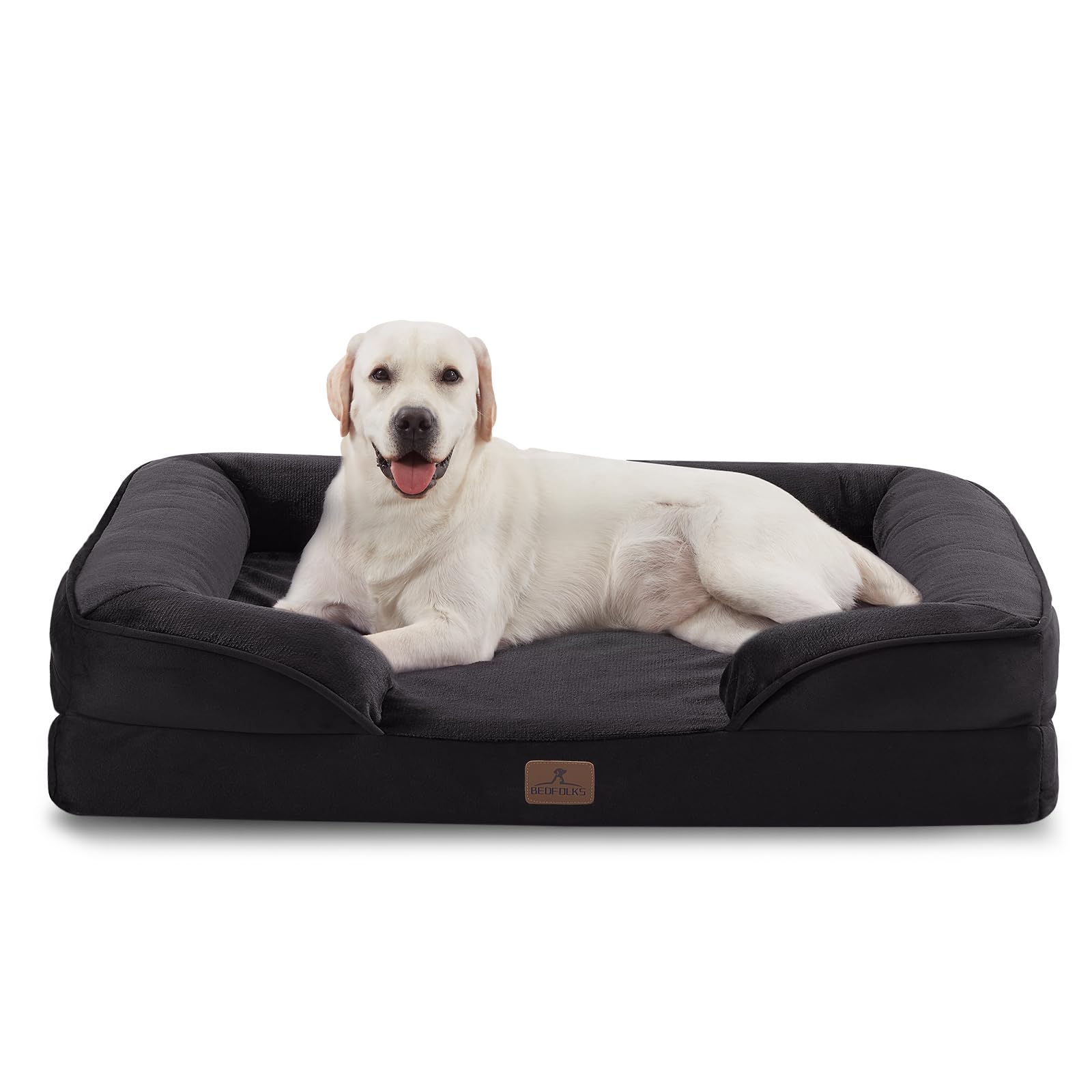 Bedfolks Orthopedic Dog Bed Xl, Waterproof Dog Sofa Bed For Extra Large Dogs, Egg Foam Pet Couch Bed With Removable Washable Cov