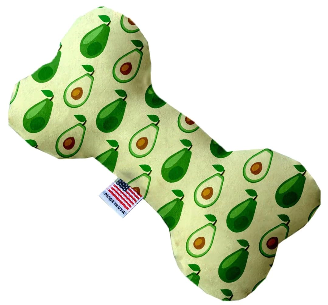 Pet & Dog Plush Heart or Bone Toy, "Summertime Fun Group" (Available in different sizes, and 6 different pattern options!) Pineapples&PolkaDots 6" Plush Heart
