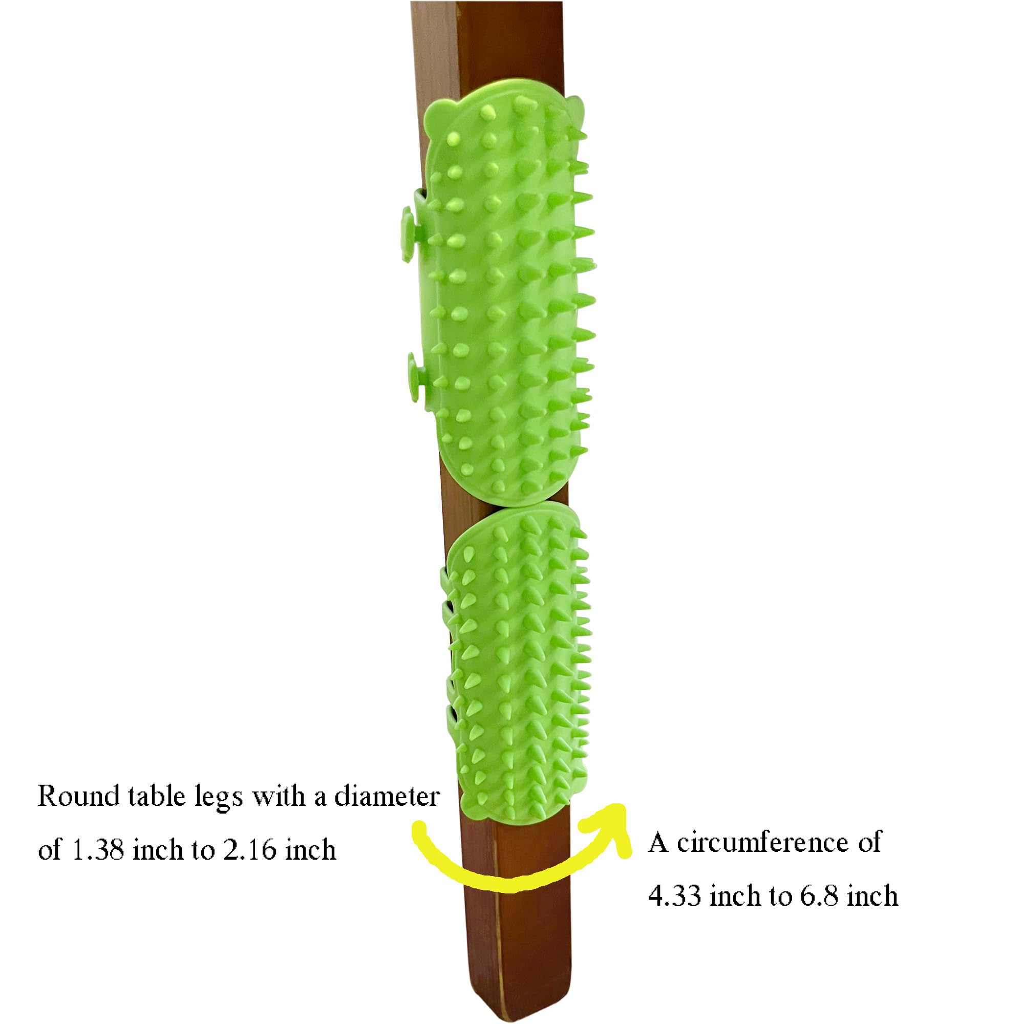 Oldserenway Cat Self Groomer Brush Adjustable Corner Cat Face Itch Scratching Brush Table Leg Silicone Self Massage Comb For Ind