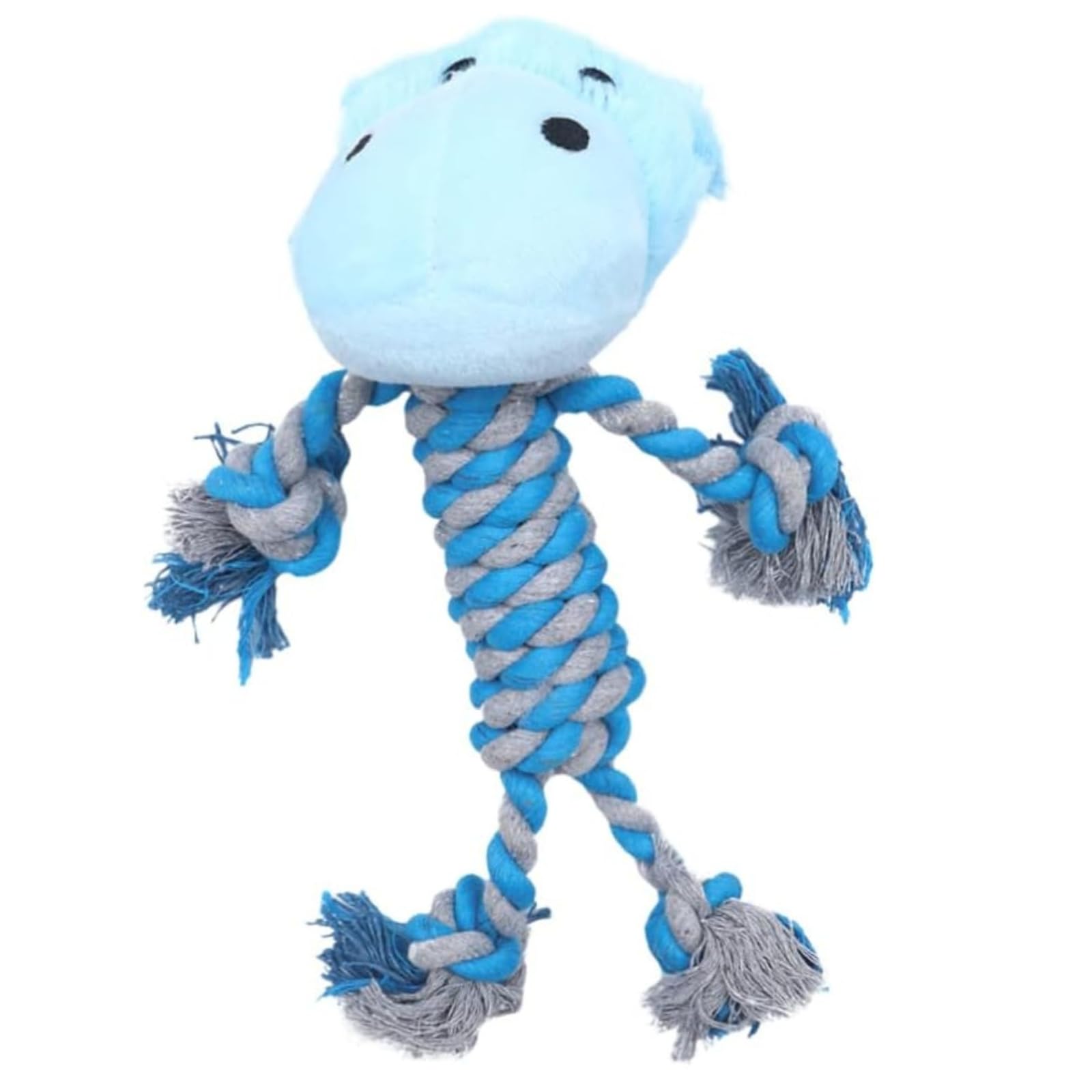 Cature Dog Rope Toy Dog Teething Toys With Animals Shape, The Durable Rope Dog Toys With Plush Cute Head, Pet Dog Rope Toys For 
