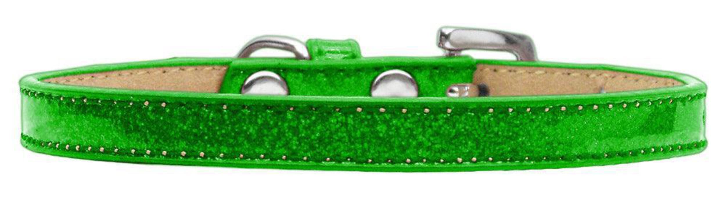Mirage Pet Products Plain Ice Cream Dog Collar, Size 10, Orange