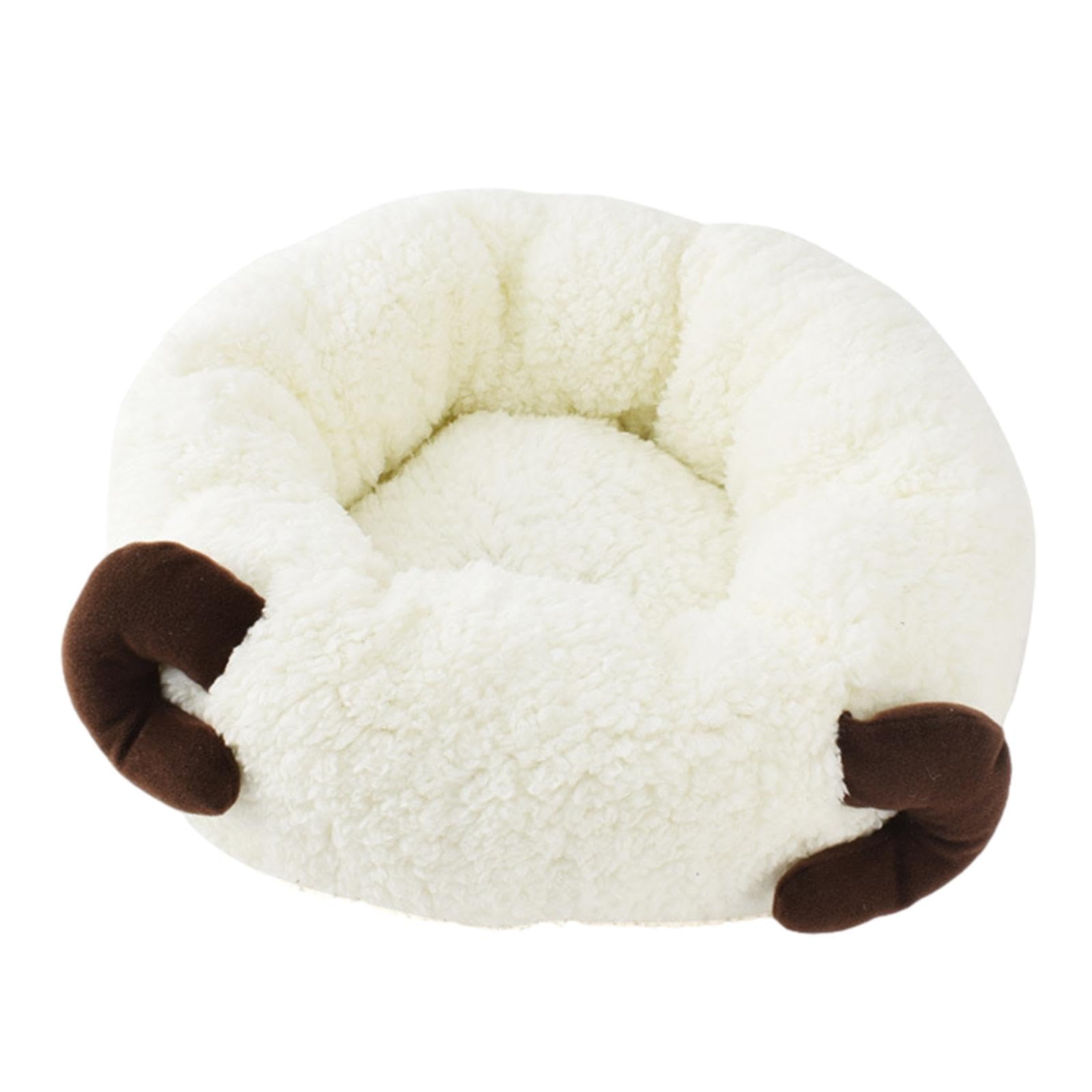 CALANDIS Pet Self Warming Bed Snooze Non Slip Round Dog Bed for Kitten Cats Chihuahua | Beds | Cat Supplies