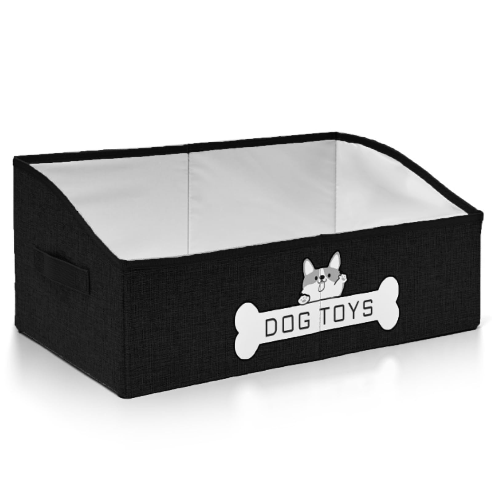 Mutiearo Dog Toy Basket, Specially Designed for Dog Toy Storage, Collapsible Dog Toy Box with Handle,Perfect for Storing Pet Toy
