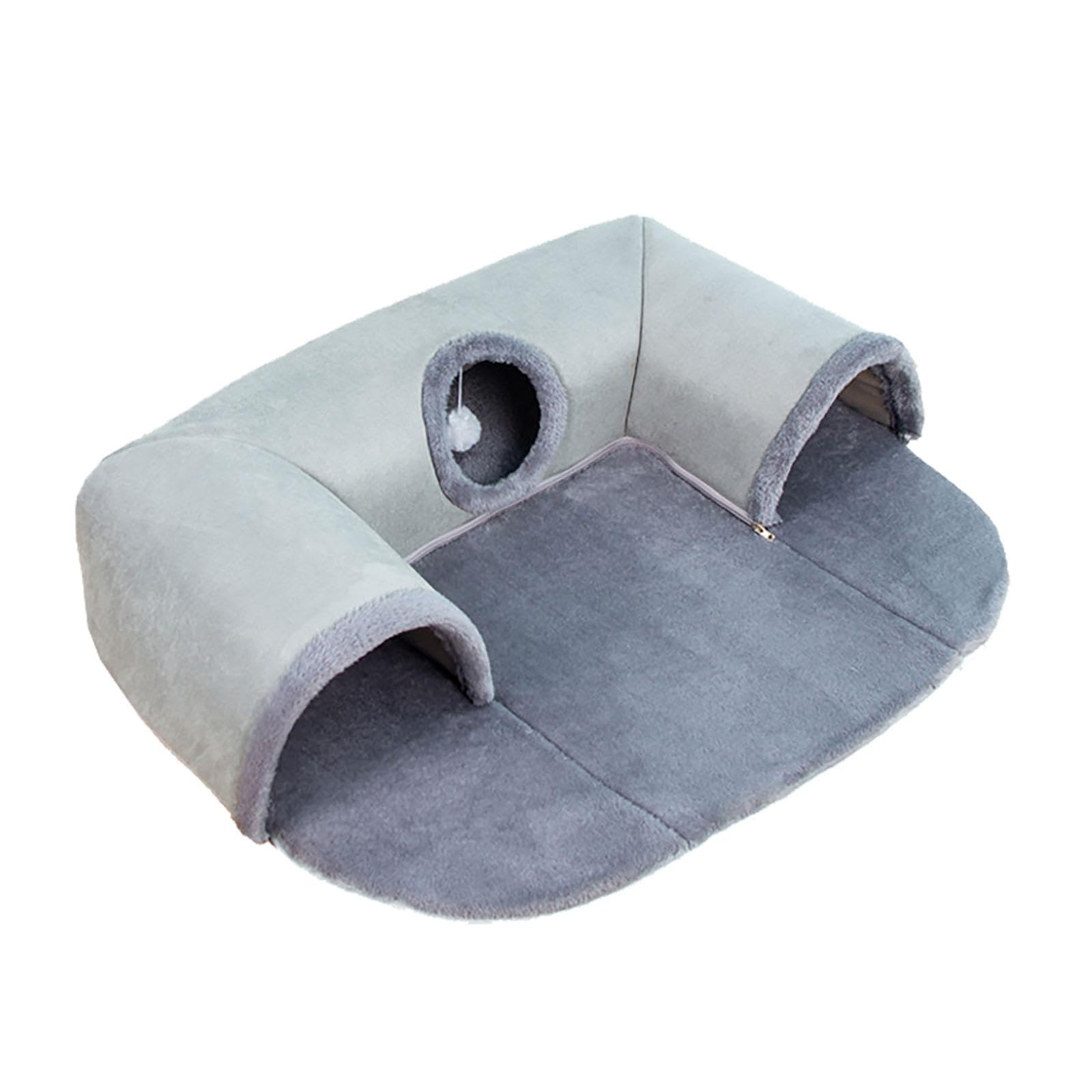 Myaddiction 2 In 1 Cat Bed Play Tunnel Playground Cat Tunnel Tubes Toy For Rabbit Kitten Large