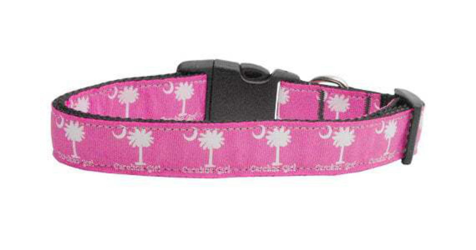 Pet Dog & Cat Nylon Collar or Leash, "Carolina Girl" 3/8" w x 6 ft. leash