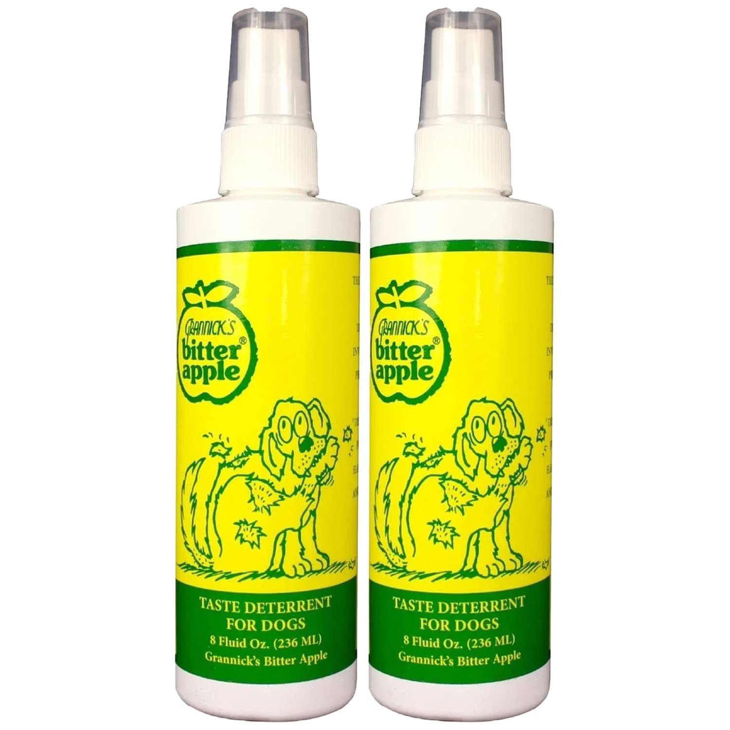 Grannicks Bitter Apple 8oz w/Sprayer-2 pack-New Condition