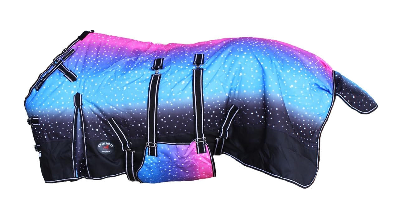 Challenger 1200D Turnout Waterproof Fleece Lined Medium Winter Blanket Glaxy 391LG