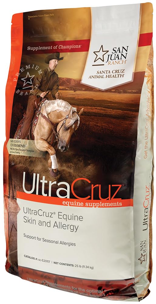 UltraCruz® Equine Skin and Allergy Supplement, 25 lb, Brown, Model sc-520117