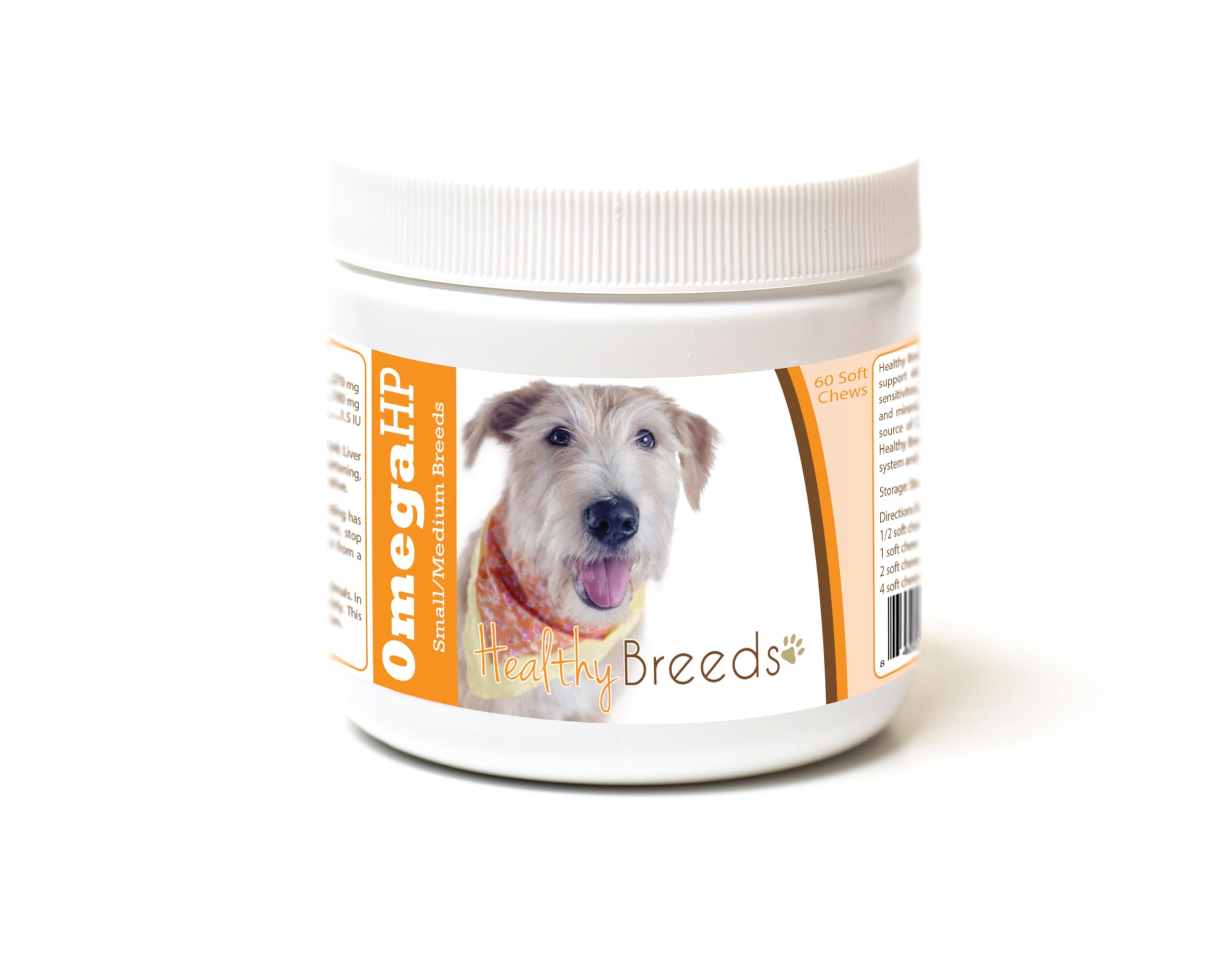 Healthy Breeds Glen of Imaal Terrier Omega HP Fatty Acid Skin and Coat Support Soft Chews 60 Count