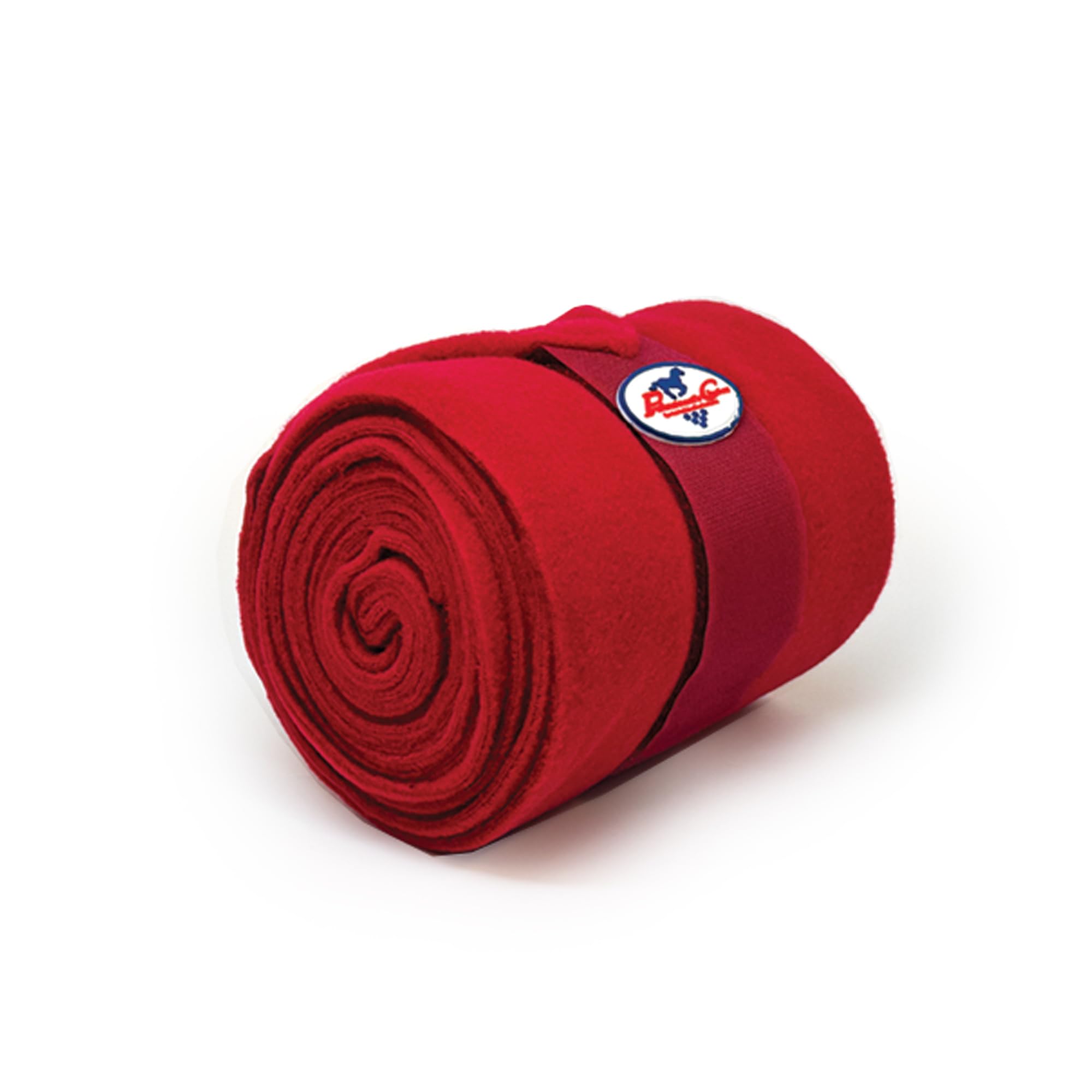 Professional'S Choice Polo Wraps Double-Sided Fleece | Secure Hook And Loop Closure | Nine Feet Long | Machine Washable | Crimso