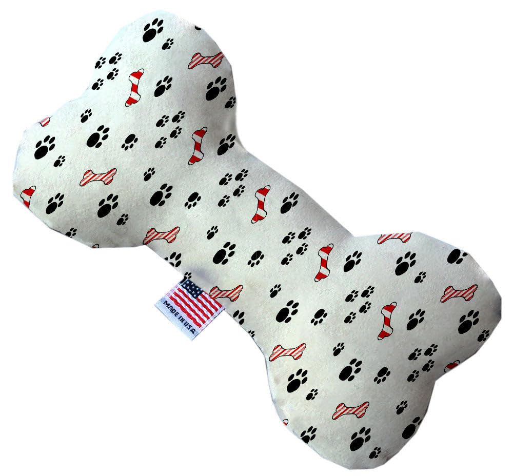 Pet and Dog Plush Heart or Bone Toy, "Valentine's Day Group" (Available in different sizes, and 8 different pattern options!) Sweet Paws 6" Plush Bone