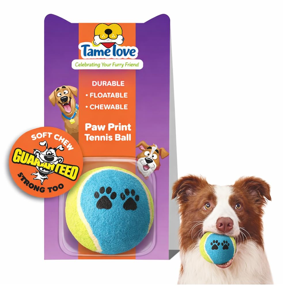Tame Love Cotton Rope Ball for Dogs & Puppies | Durable Chew Toy for Teething | Washable Pet Rope Ball for Small & Medium Dogs