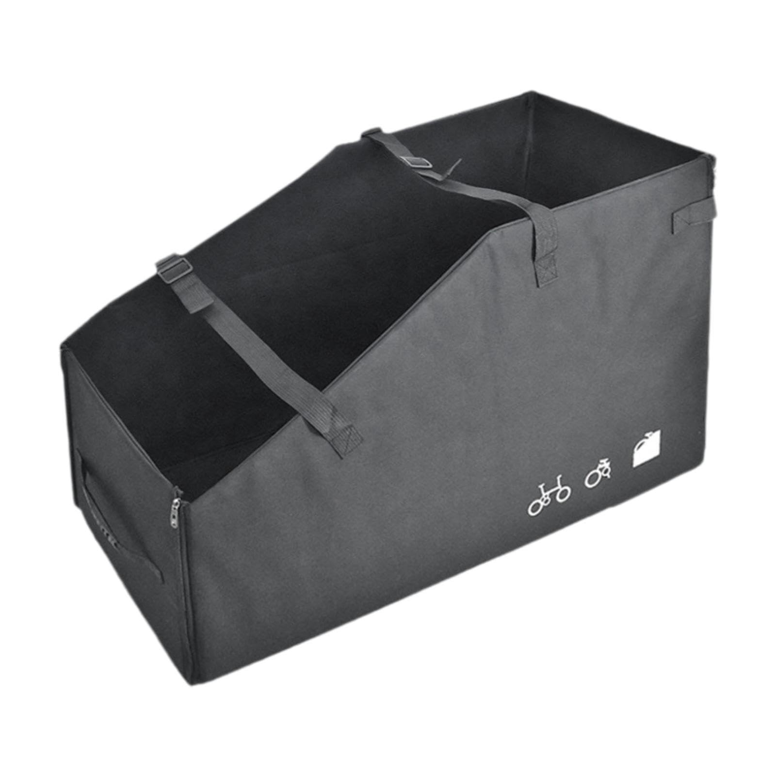 HEAVENGLOW Folding Bike Storage Box Versatile for Valentines Day Christmas Anniversary Black | Bicycle Transport Cases & Bags |