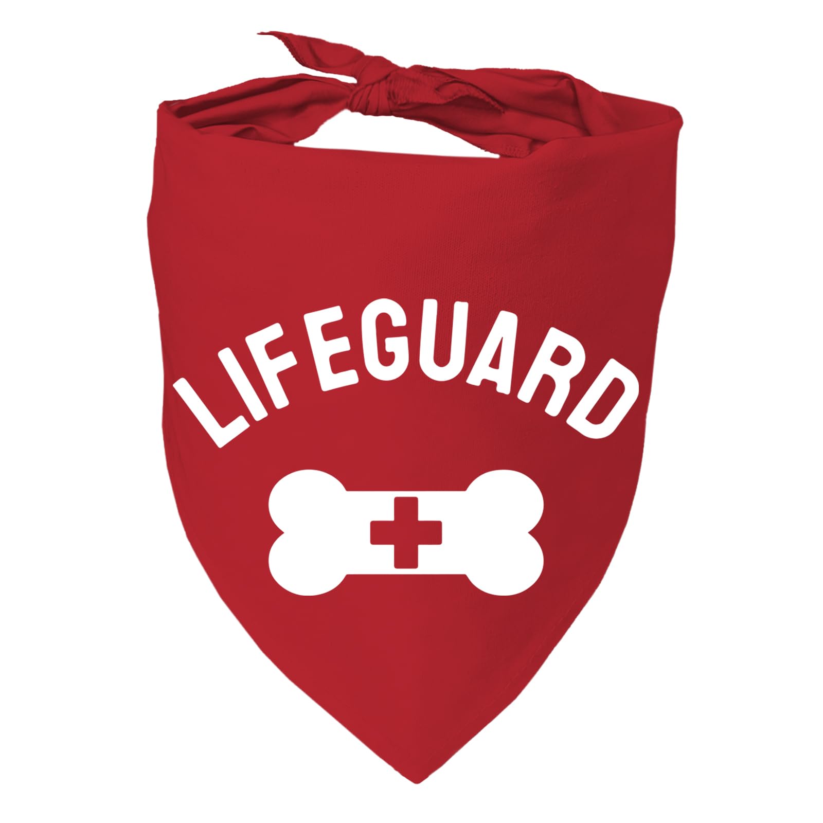 Lifeguard Pet Puppy Dog Beach Pool Accessories Scarf,Summer Security Bandana (Lifeguard)