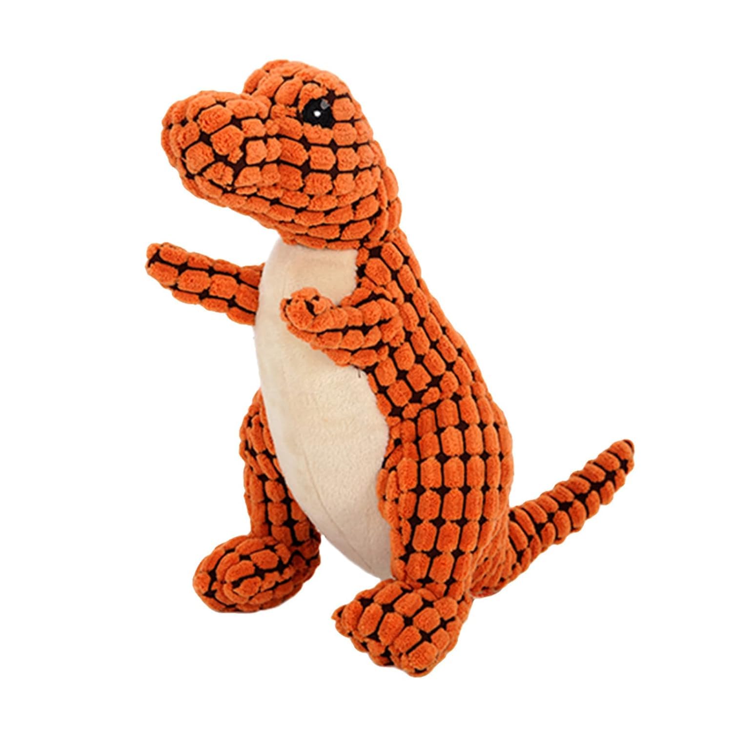 Cature Care By Nature Catuer Plush Dog Toy Dinosaur Shape Play Toys Squeaky Plush Toy Funny Sounds Doll Training Toy Chew Toy (R