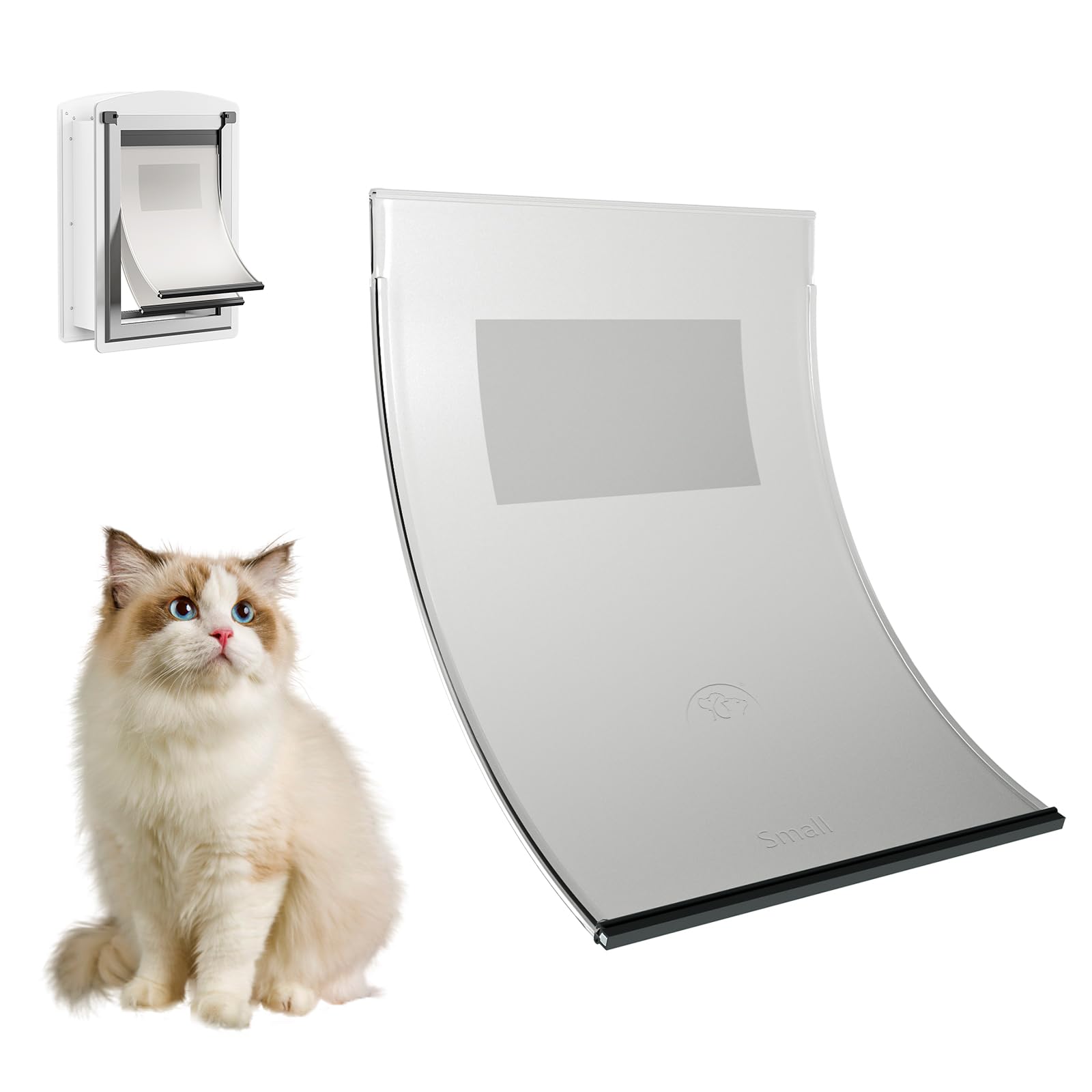 Decormax Replacement Flap For Dog And Cat Doors Including Screws, Small