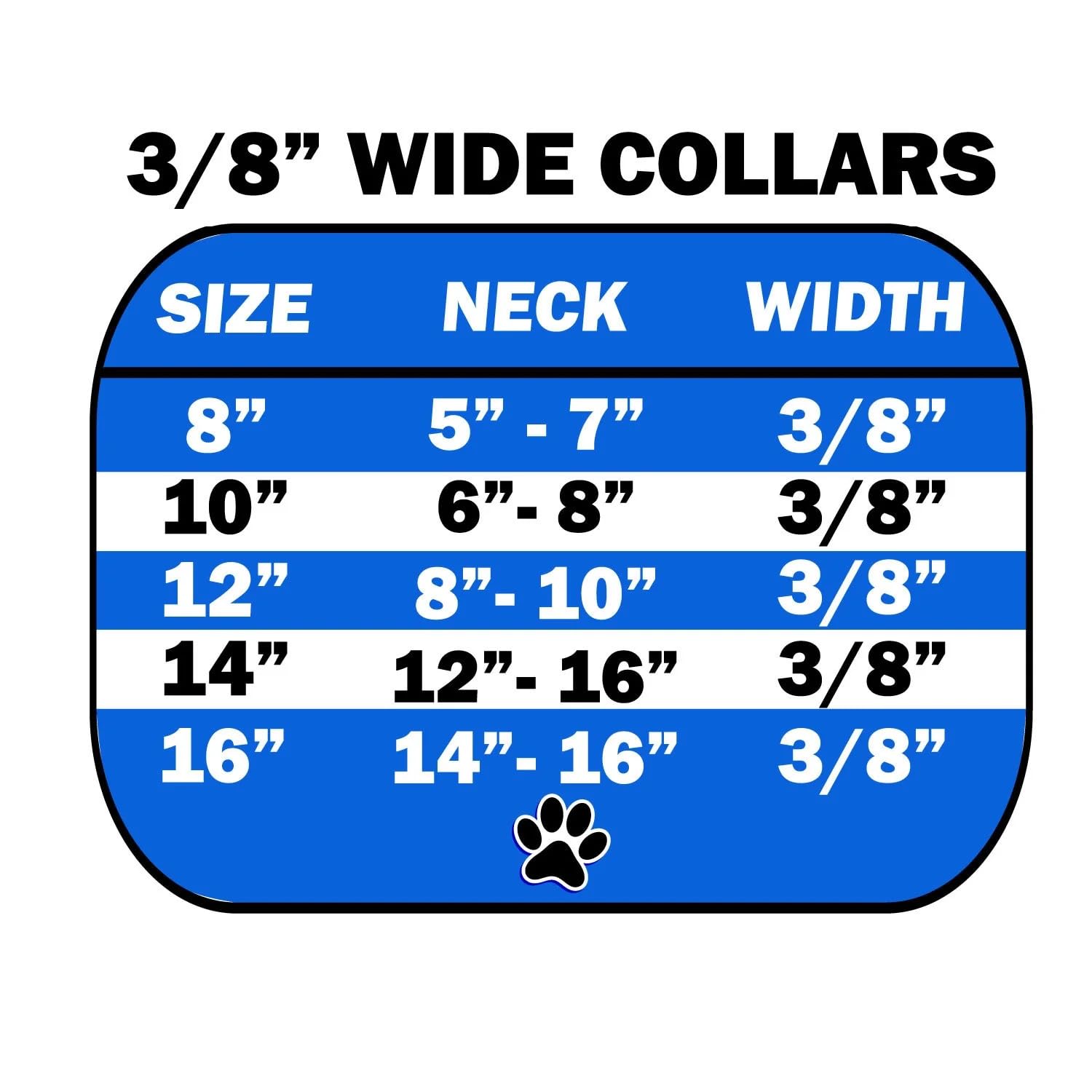 Dog, Puppy & Pet Plain Collar, "3/8" Wide Animal Print" Jaguar 14