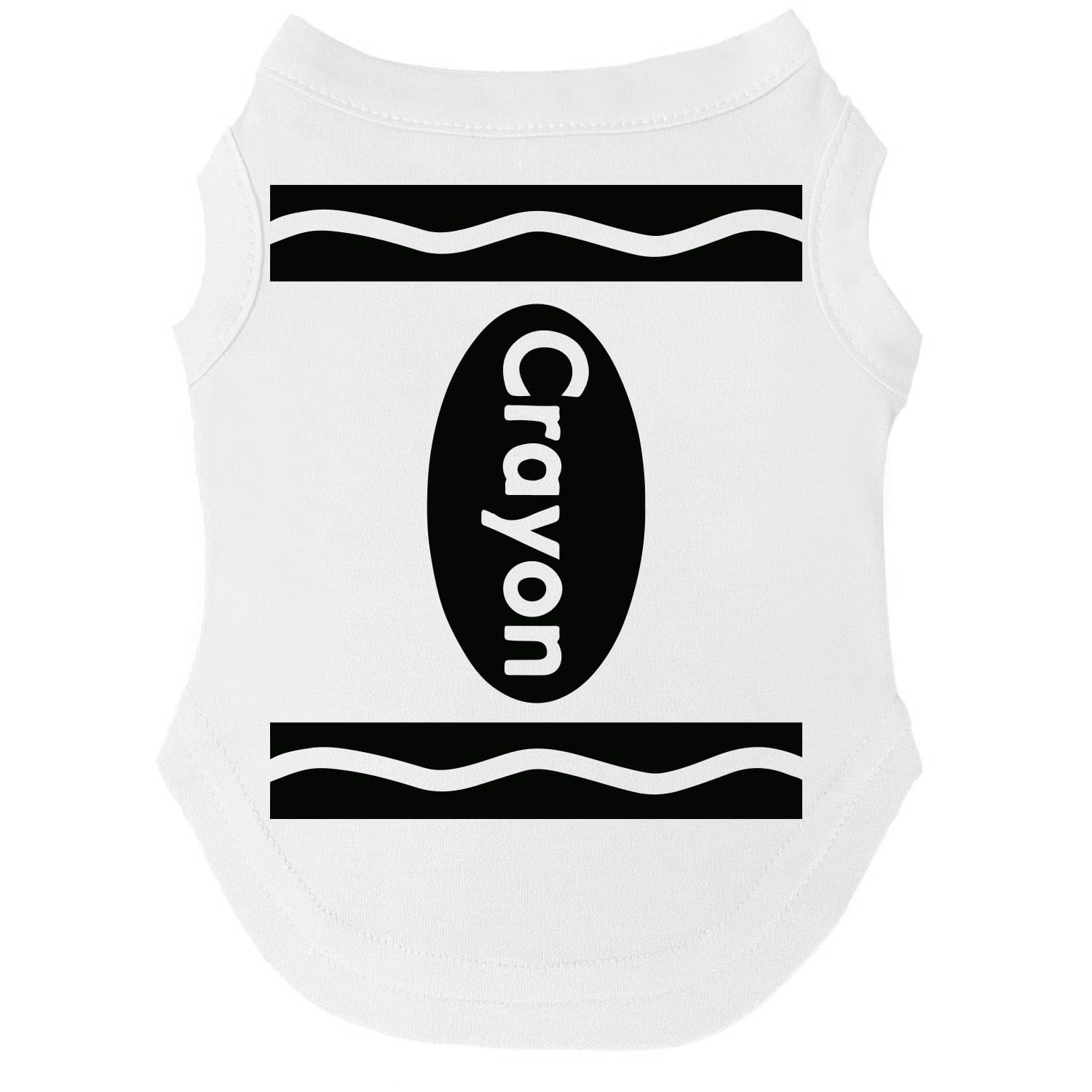 Crayon Costume Halloween Dog Tee Shirt Sizes For Puppies, Toys, And Large Breeds (White, 4X-Large 410)