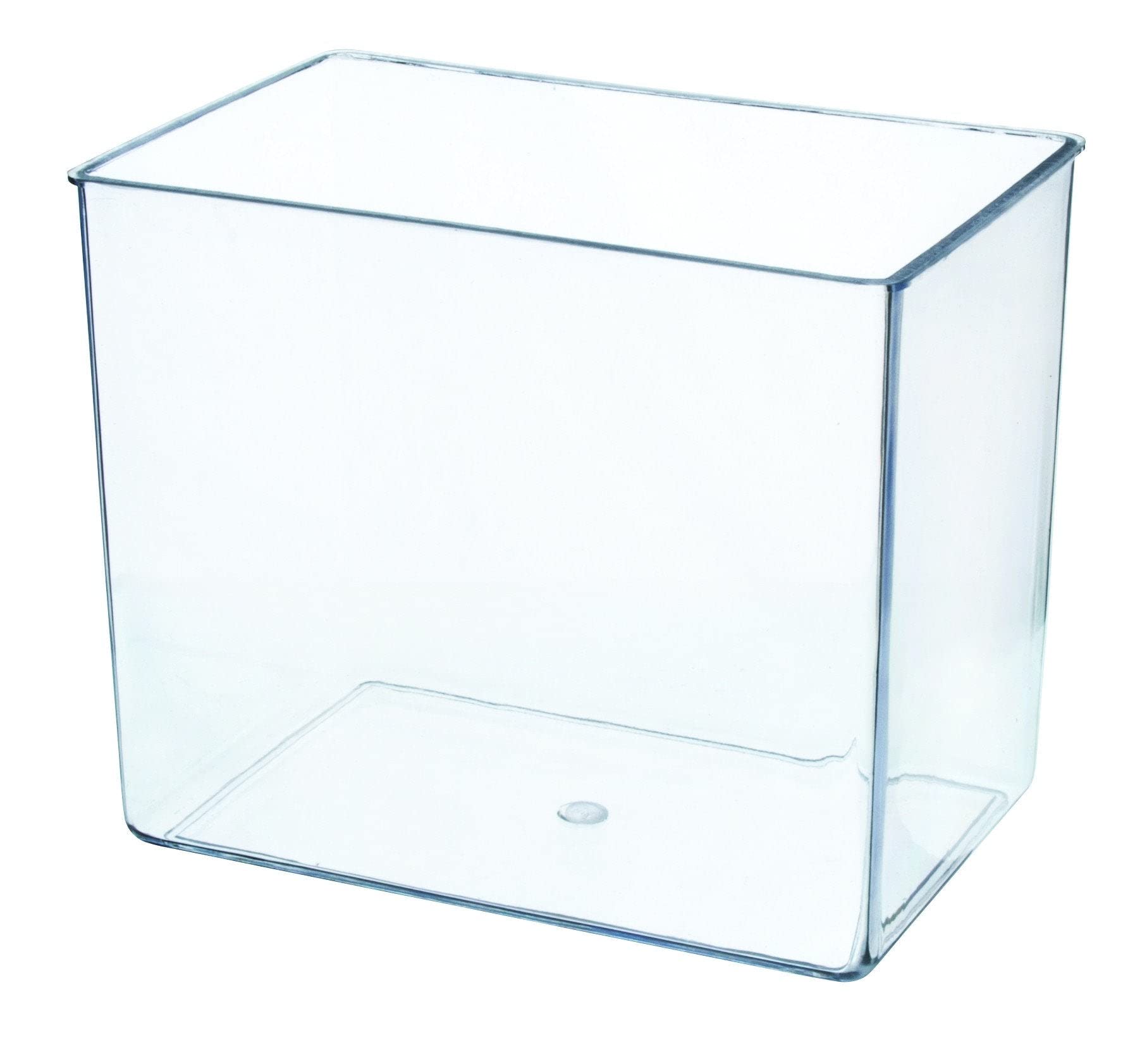 Eisco Aquarium Tank - Small - Molded Plastic - .75 Gallon Capacity - 7'' X 6'' X 4.25''