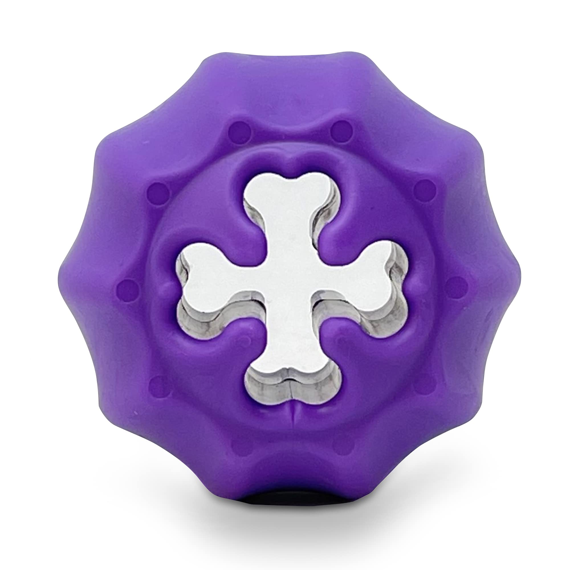 SodaPup MuttsKickButt Cross Bones Treat Pocket - Durable Dog Treat Dispenser & Chew Toy Made in USA from Non-Toxic, Pet Safe, Fo