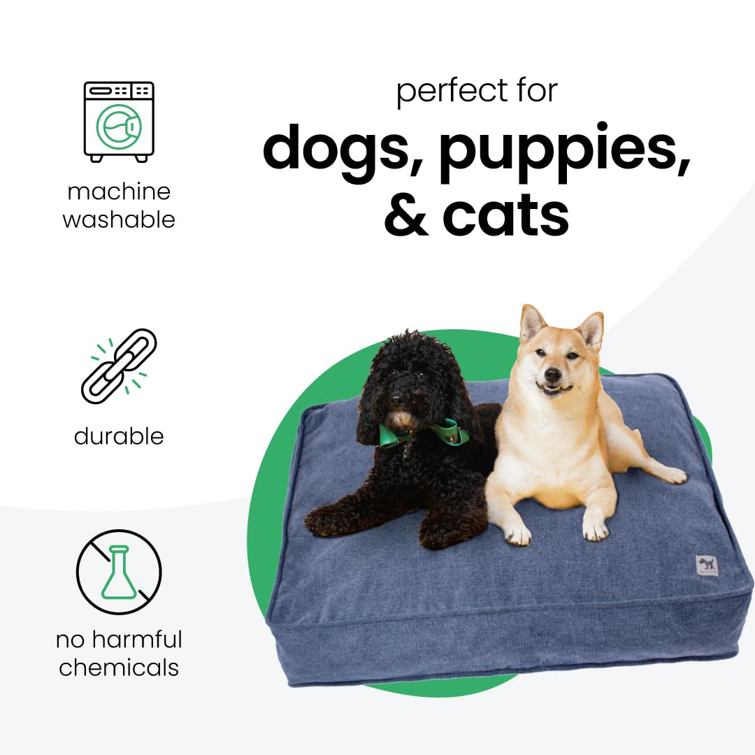 Molly Mutt Dragonstone Dog Bed Duvet Cover, Gots-Certified 100% Cotton Canvas Cover For Dog, Puppy, Or Cat Bed, Durable, Washabl