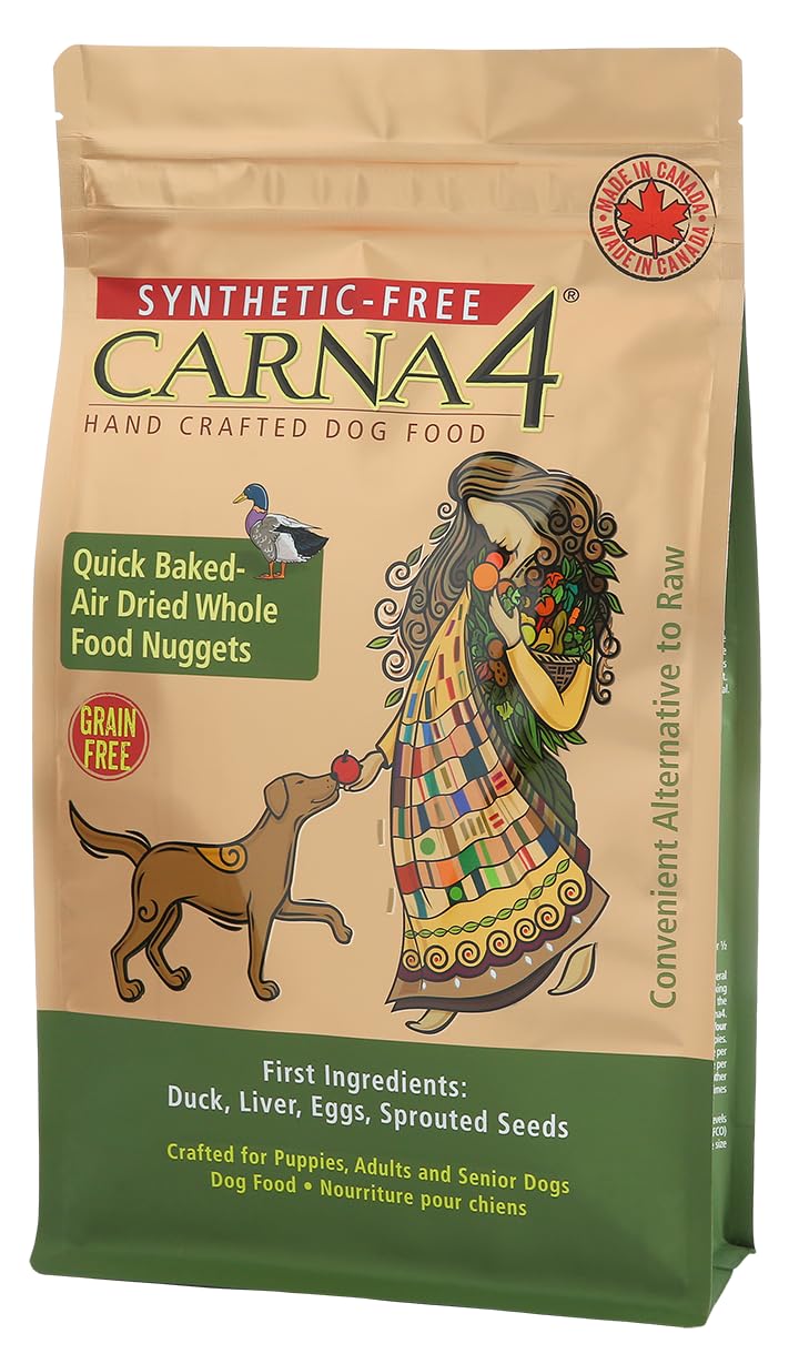 CARNA4 All Life Stages Duck Formula Dry Dog Food (13 Pound, Duck)