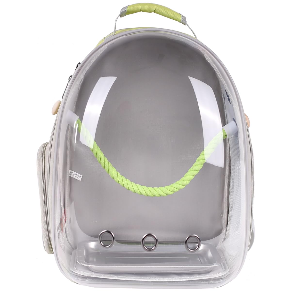 Bird Travel Backpack Carrier, Clear Bubble Window Transport Backpack For Birds, Space Capsule Astronaut Liked Vet Carry Book Bag