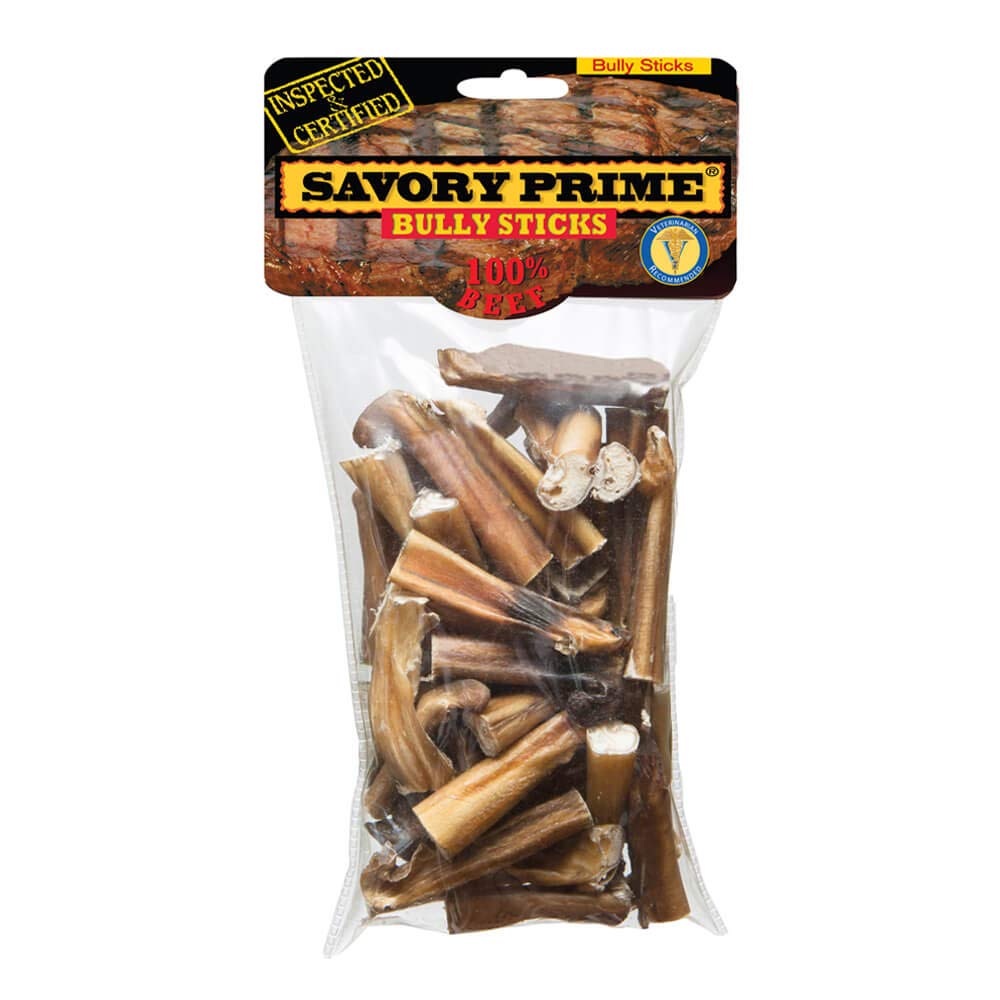 Savory Prime 310 Bully Stick Bites Dog Treats, 10 Oz