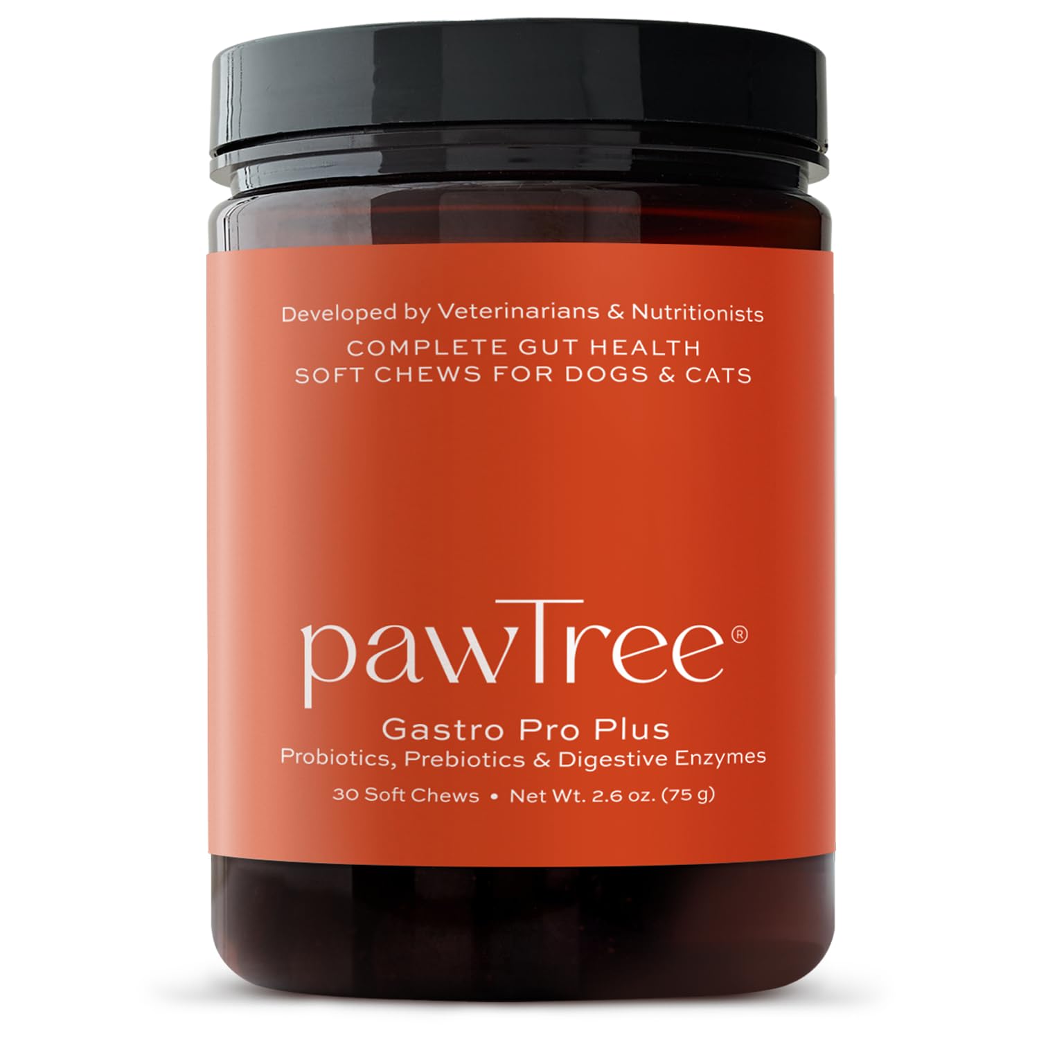pawTree Gastro Pro Plus for Dogs and Cats - Probiotics, Prebiotics and Digestive Enzymes - for Sensitive Stomach, Digestive Issu