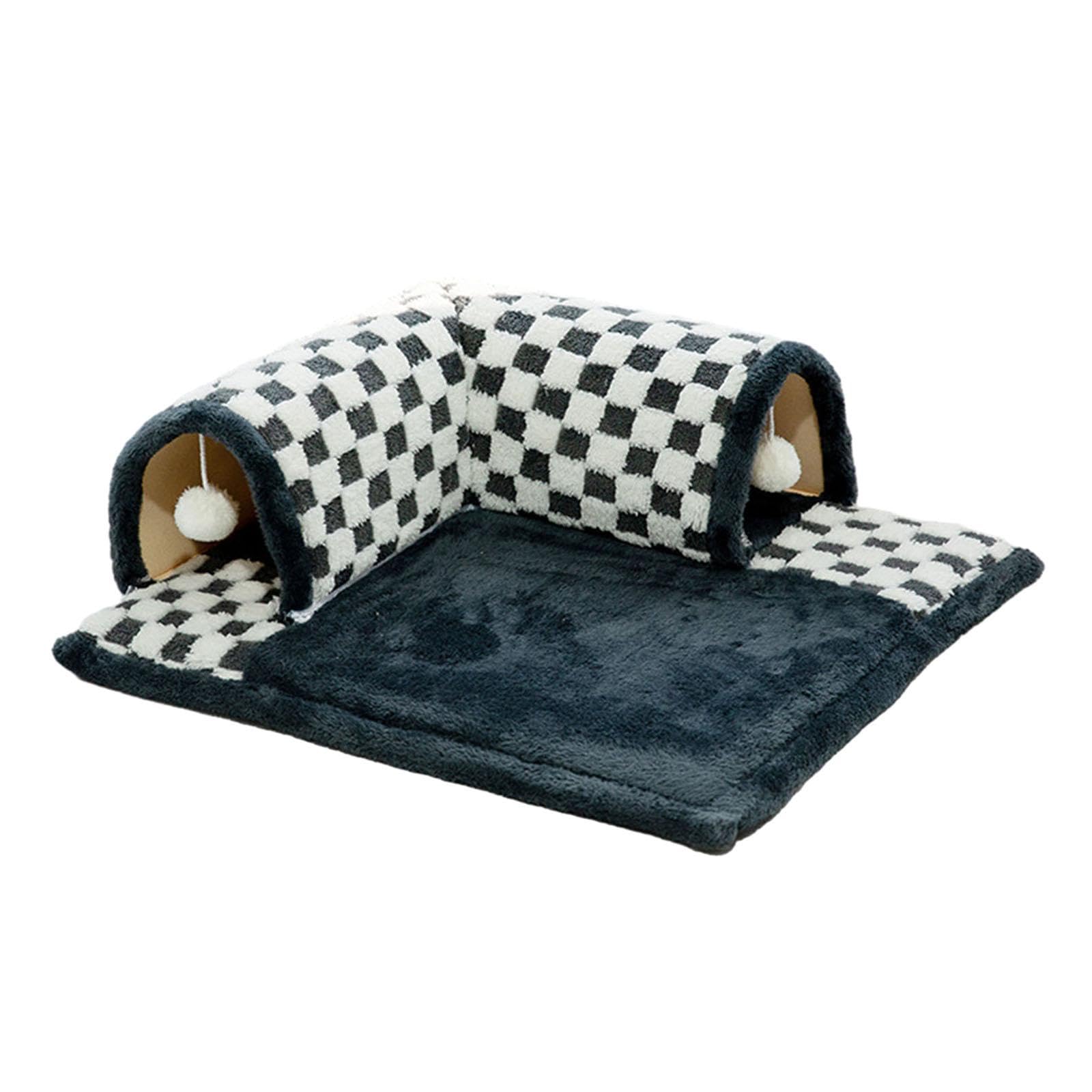 The Style Sutracreative Pet Cat Tunnel Bed Durable Interactive Toy For Cats Hamster Outdoor Black|Pet Supplies | Cat Supplies | 