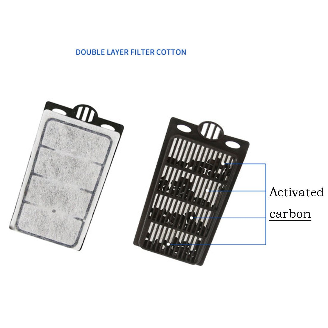 Jacksuper 4Pcs Aquarium Waterfall Reptiles Turtle Filter Cartridges Replacement Waterfall Filter Only Ultra-Activated Carbon With Whisper Technology (3Pcs Filter Cartridges)