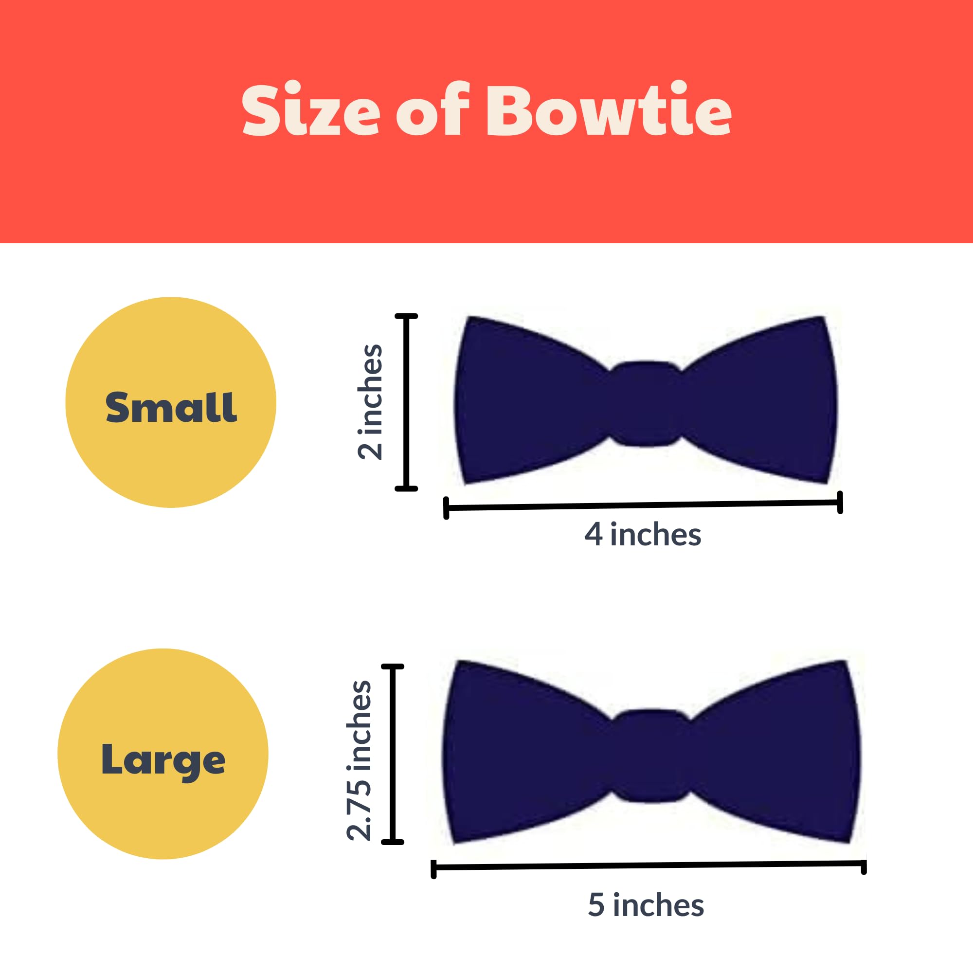Huxley & Kent Bow Tie For Pets - King & Queen Of Hearts (Small) - Valentine'S Day Bow Tie Collar Attachment - Fun Bow Ties For D