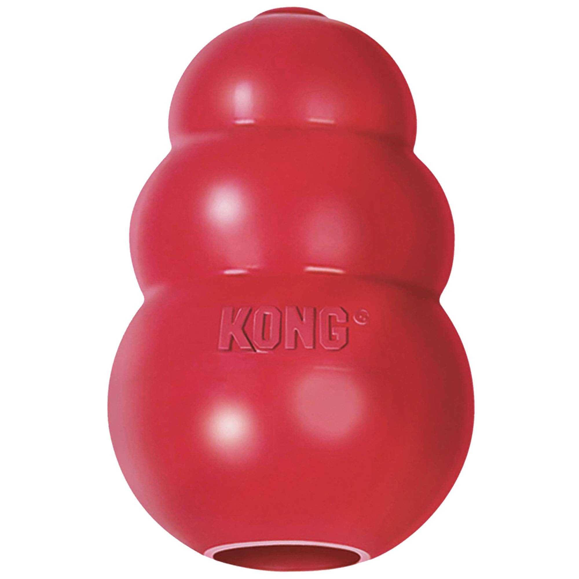 Kong Classic Stuffable Dog Toy - Fetch & Chew Toy For Dogs - Treat-Filling Capabilities & Erratic Bounce For Extended Play Time - Durable Natural Rubber Material - For Extra Small Dogs