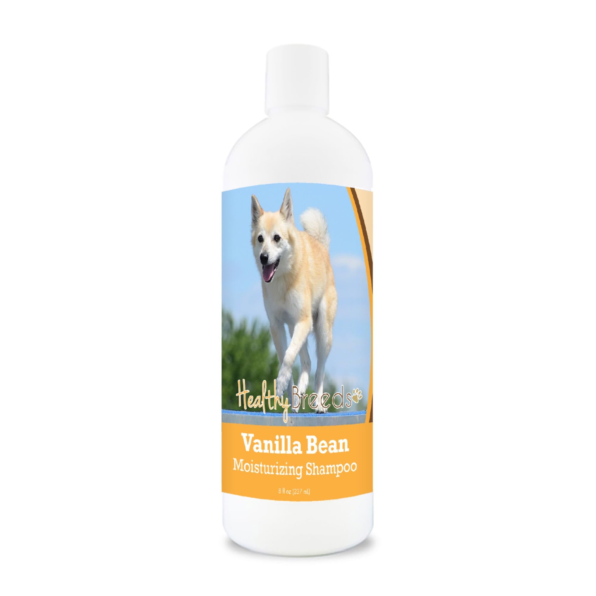 Healthy Breeds Norwegian Buhund Vanilla Bean Moisturizing Shampoo + Conditioner - With Vitamins A, D, E + Coconut Oil - 8 Oz