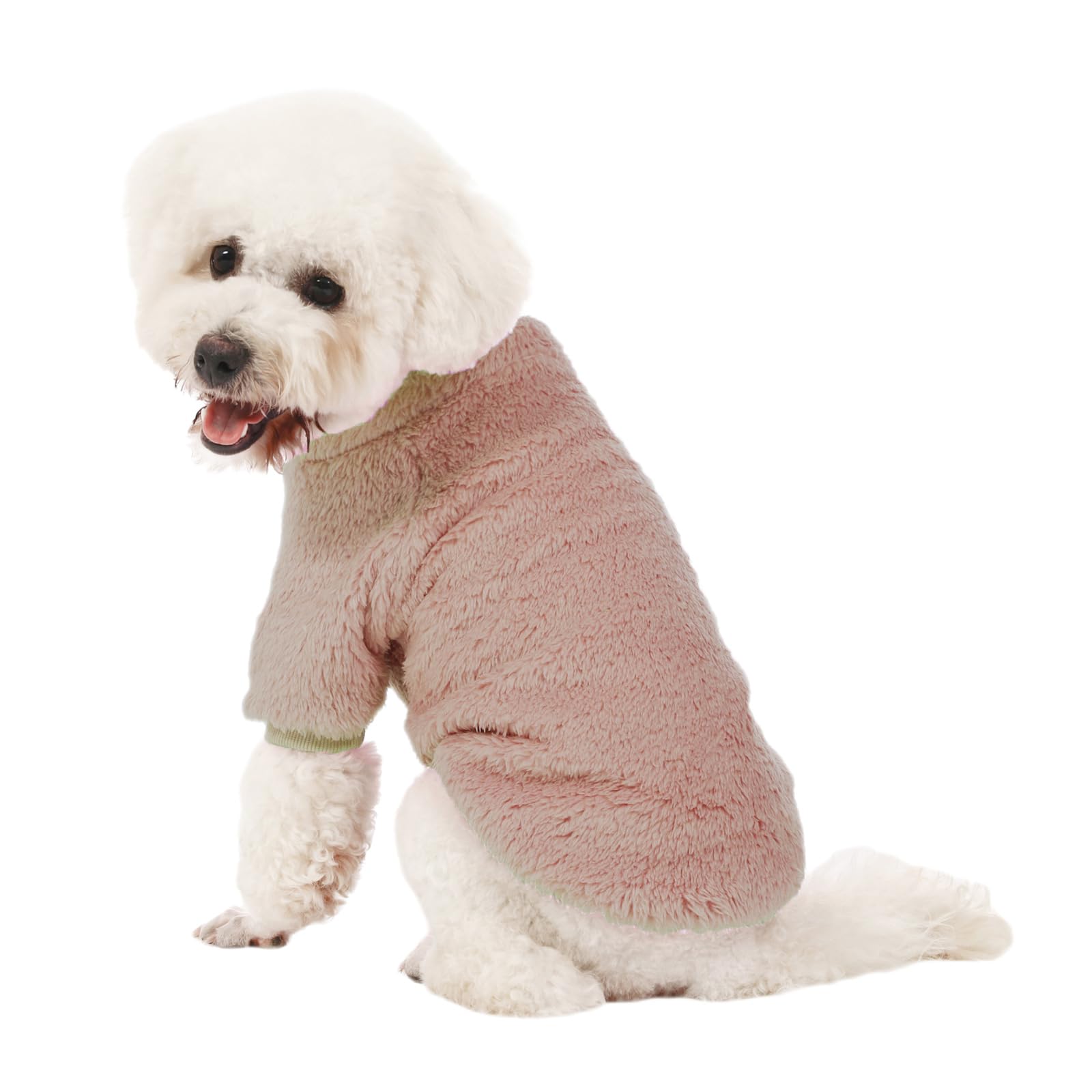 Kyaringtso Dog Sweater, 3 Pack Dog Sweaters For Small Dogs, Dog Clothes For Small Dogs Girl Boy, Ultra Soft And Warm Puppy Sweater Dog Coat For Winter Christmas (Medium, Blue+Lt Coffee+Dark Grey)